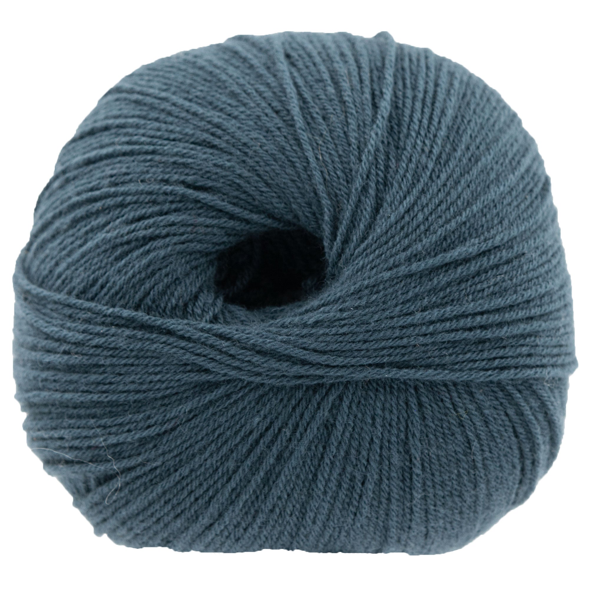 Ethical Knitting for Olive Merino Yarn in Deep Petroleum Blue - Ideal for Outdoor and Sustainable Knitwear