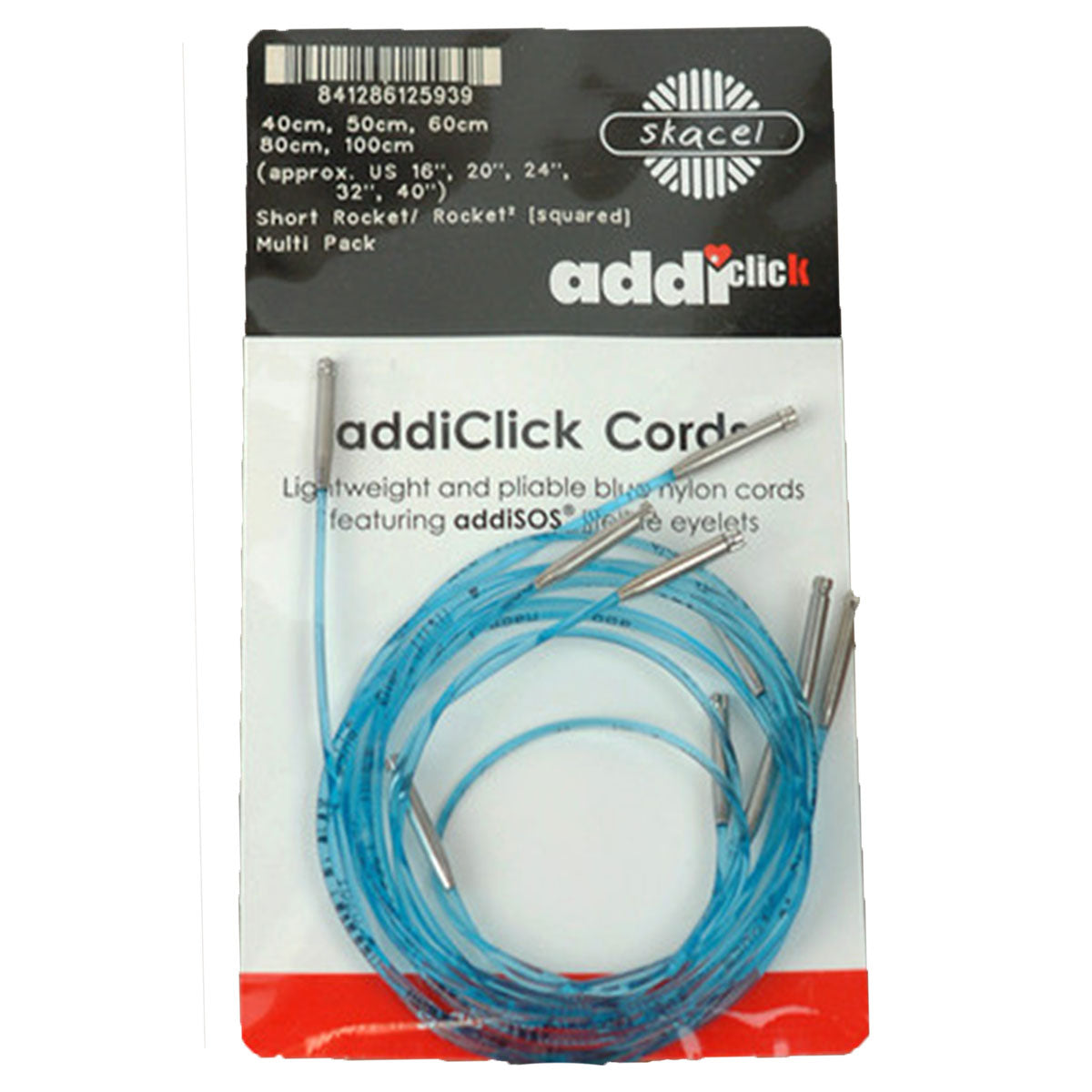 addi Click Cords - Long Cord Multi Pack with Versatile Sizes (24, 32, 40, 47, 60, 80)