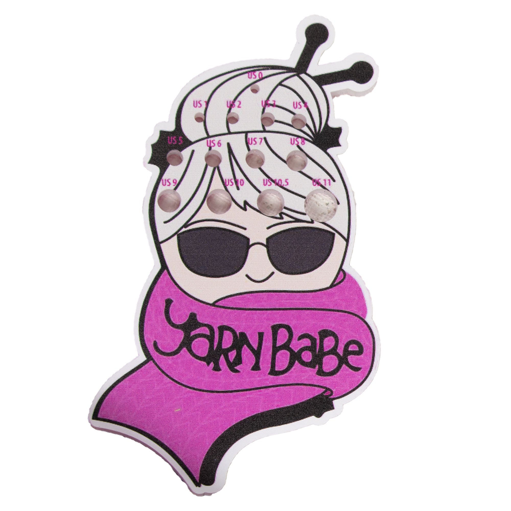 Hot Sale! Jimmy Beans Wool Yarn Babe Pink Scarf Needle Gauge and Accessories