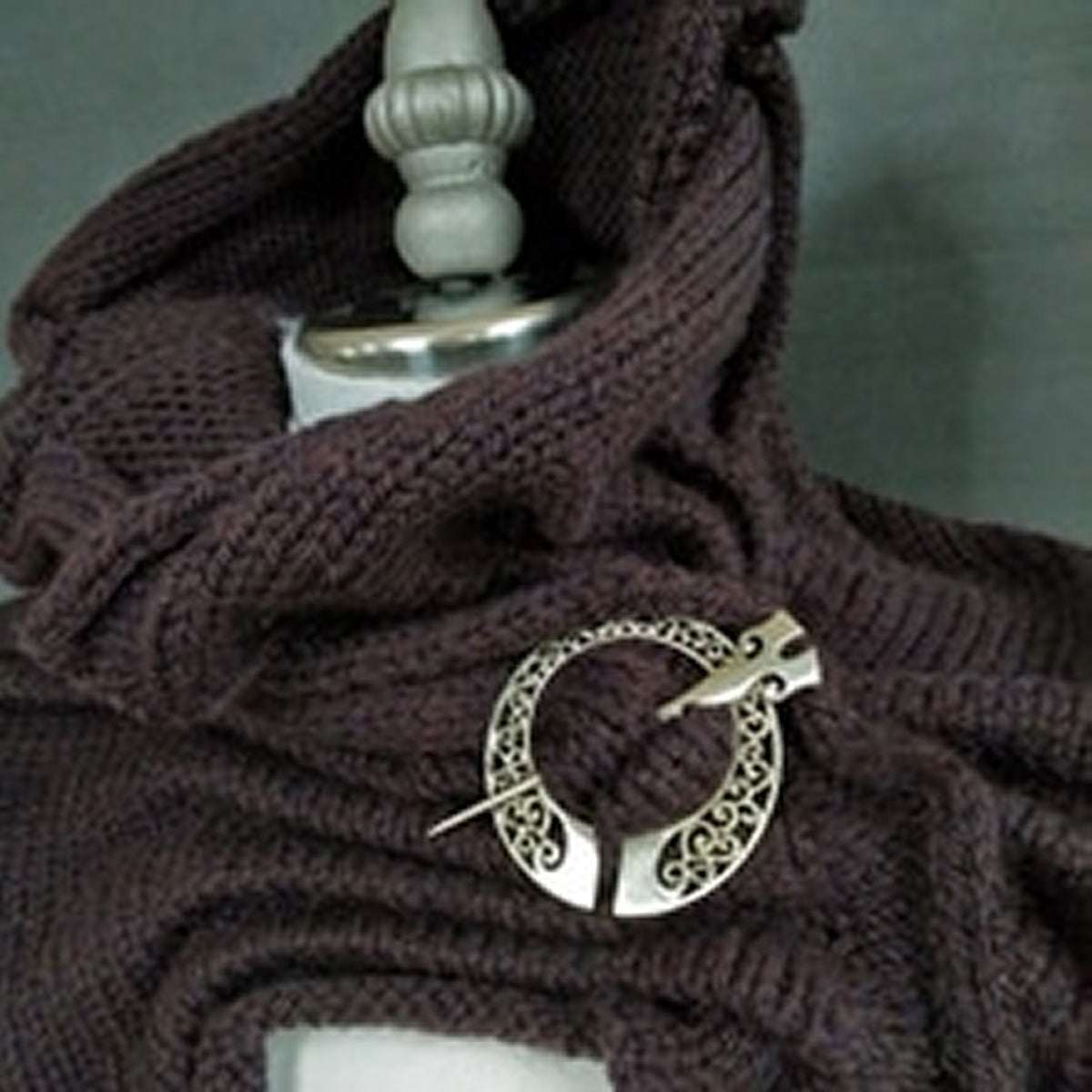 JUL World - Inspired Runa Penannular Shawl Pins and Sticks in White Bronze or Brass