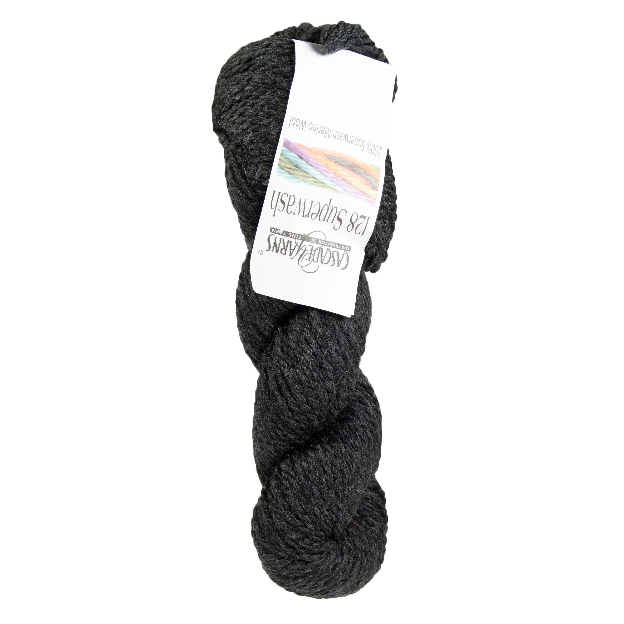 Cascade Yarns 128 Superwash Merino Wool Bulky Yarn - 1913 Jet