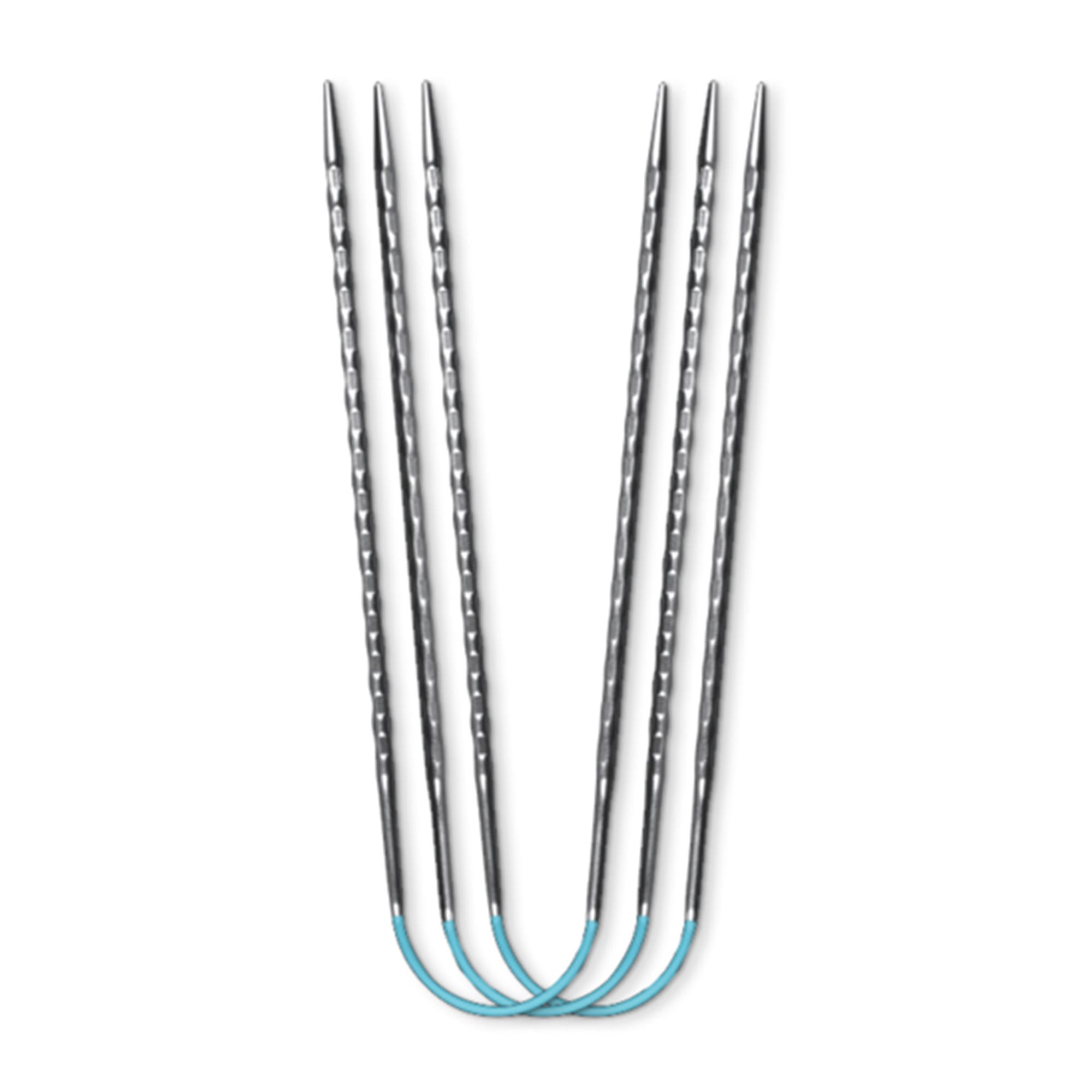 addi FlexiFlips Squared Knitting Needles - US 1 - Ideal for Flexible Knitting