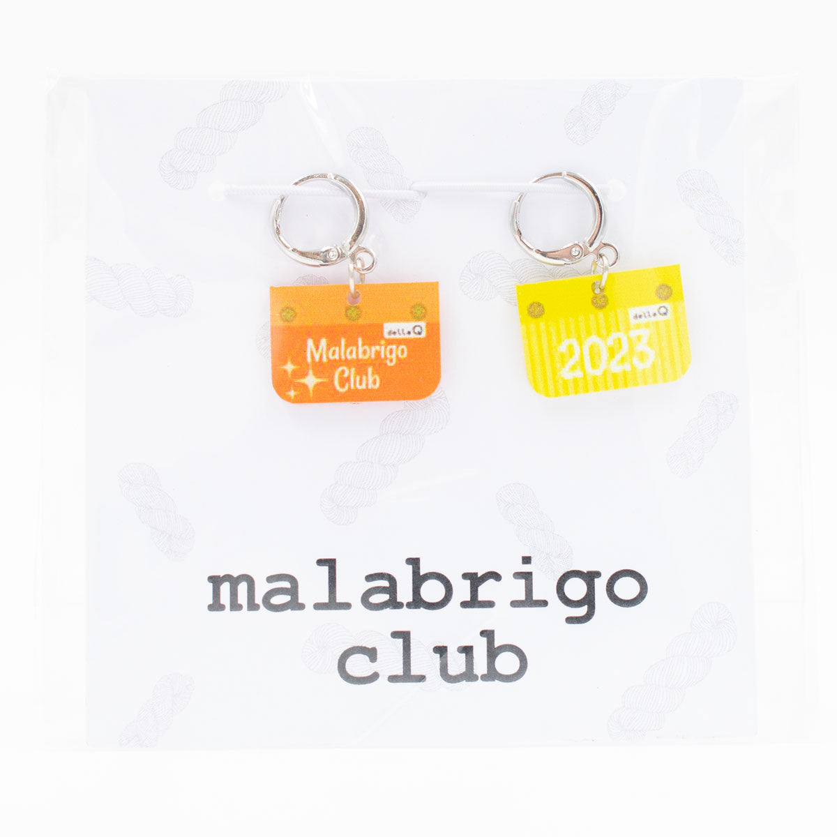 Hot Deal! Jimmy Beans Wool Orange & Yellow Stitch Markers for Malabrigo Club 2023 Knitting & Crochet