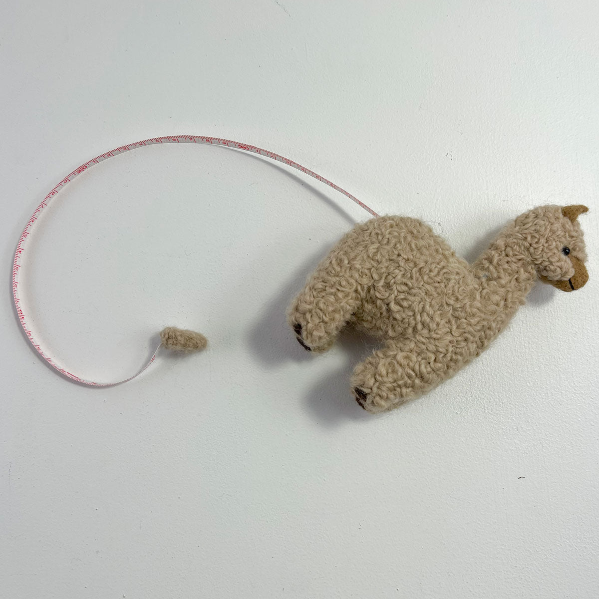 Jimmy Beans Wool Adorable Long Tail Alpaca Tape Measure - Larry the Long Tail