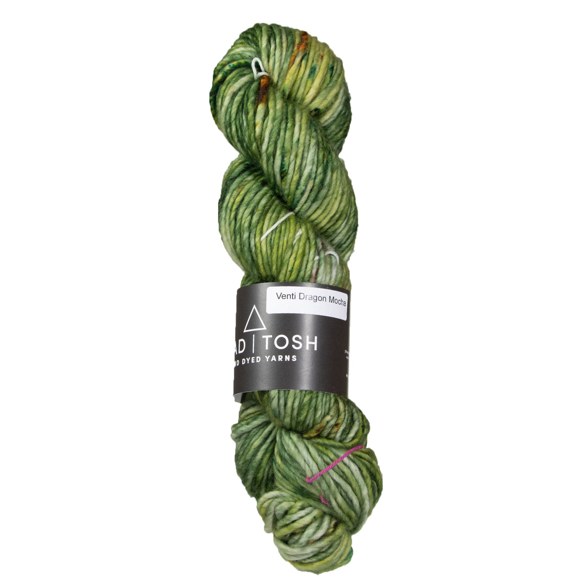 Madelinetosh A.S.A.P. Super Bulky Single-Ply Venti Dragon Mocha 100% Merino Wool Hand-Dyed Yarn