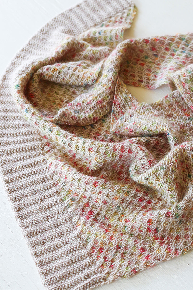 Hot Deal! Madelinetosh Fairlight Knitting Wrap Kit for Elegant Shawl Creation