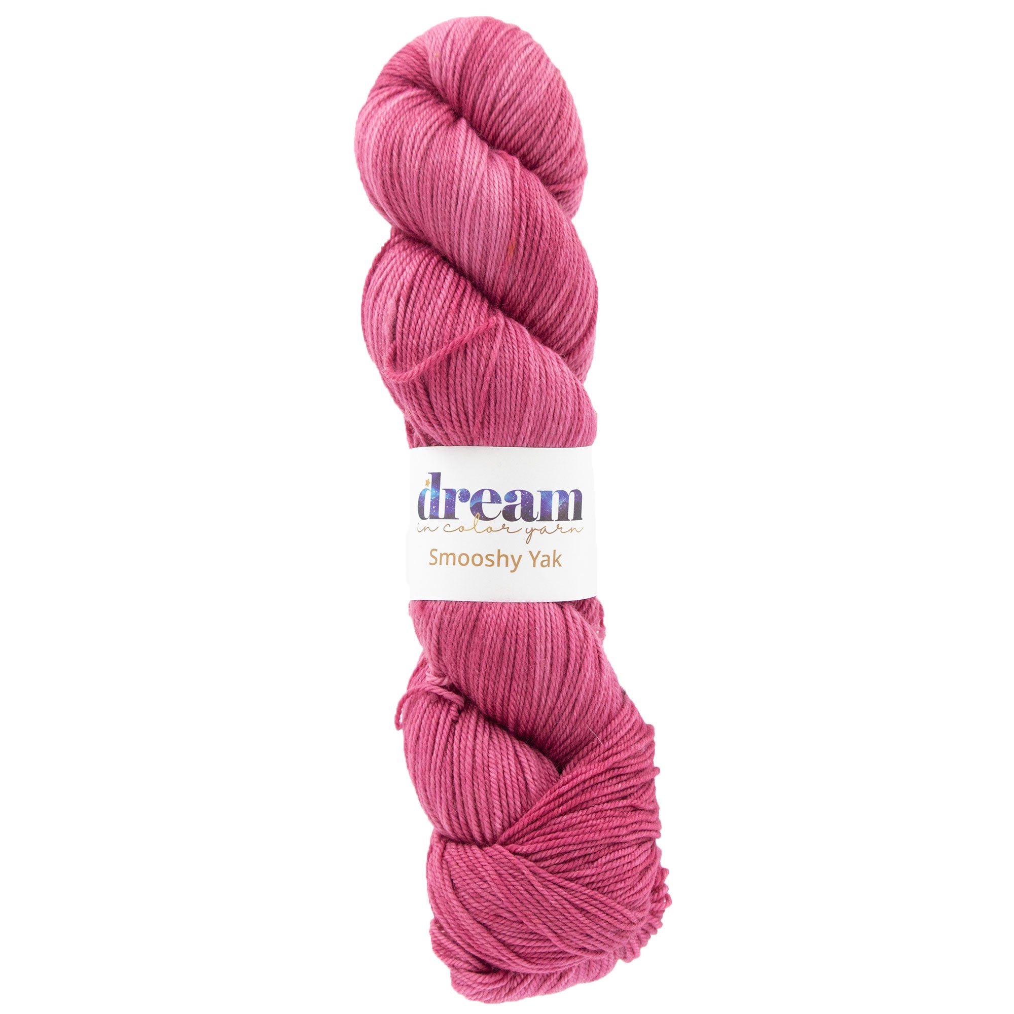 Dream in Color Smooshy Yak Yarn - Lay A Rose: Soft & Radiant Knitting Yarn