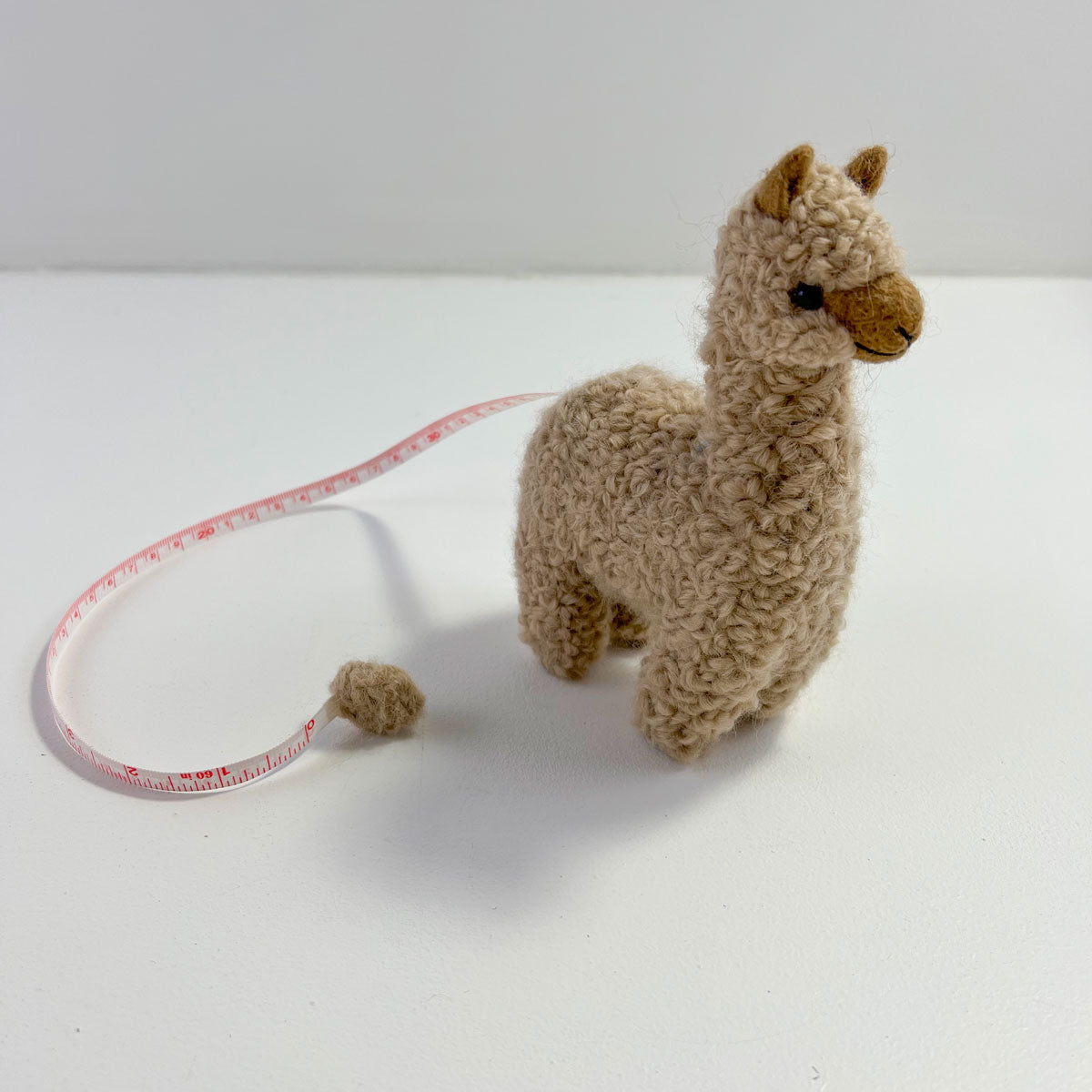 Jimmy Beans Wool Adorable Long Tail Alpaca Tape Measure - Larry the Long Tail
