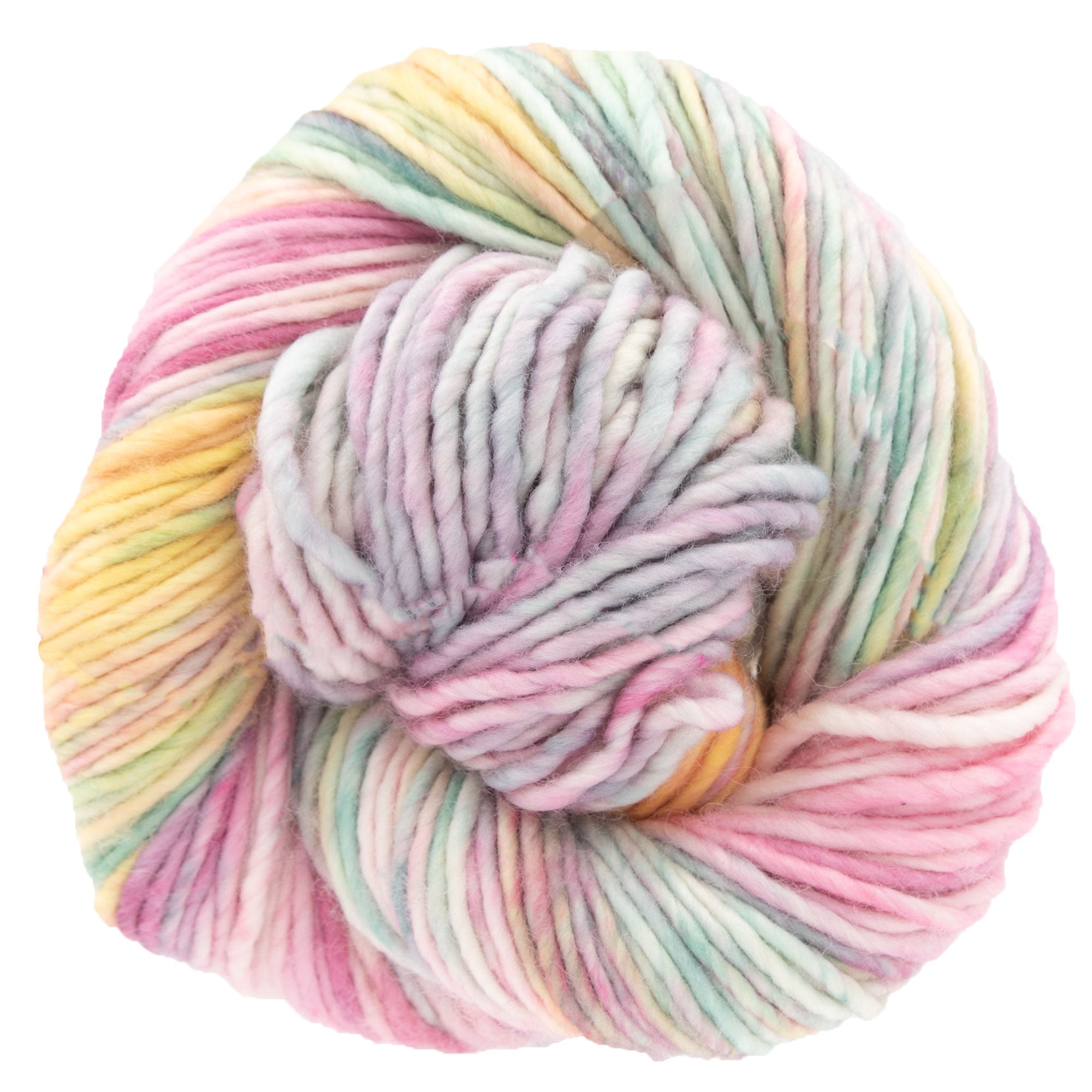 Madelinetosh A.S.A.P Thick and Thin Yarn - Texas Tulips - Limited Edition Artistic Yarn