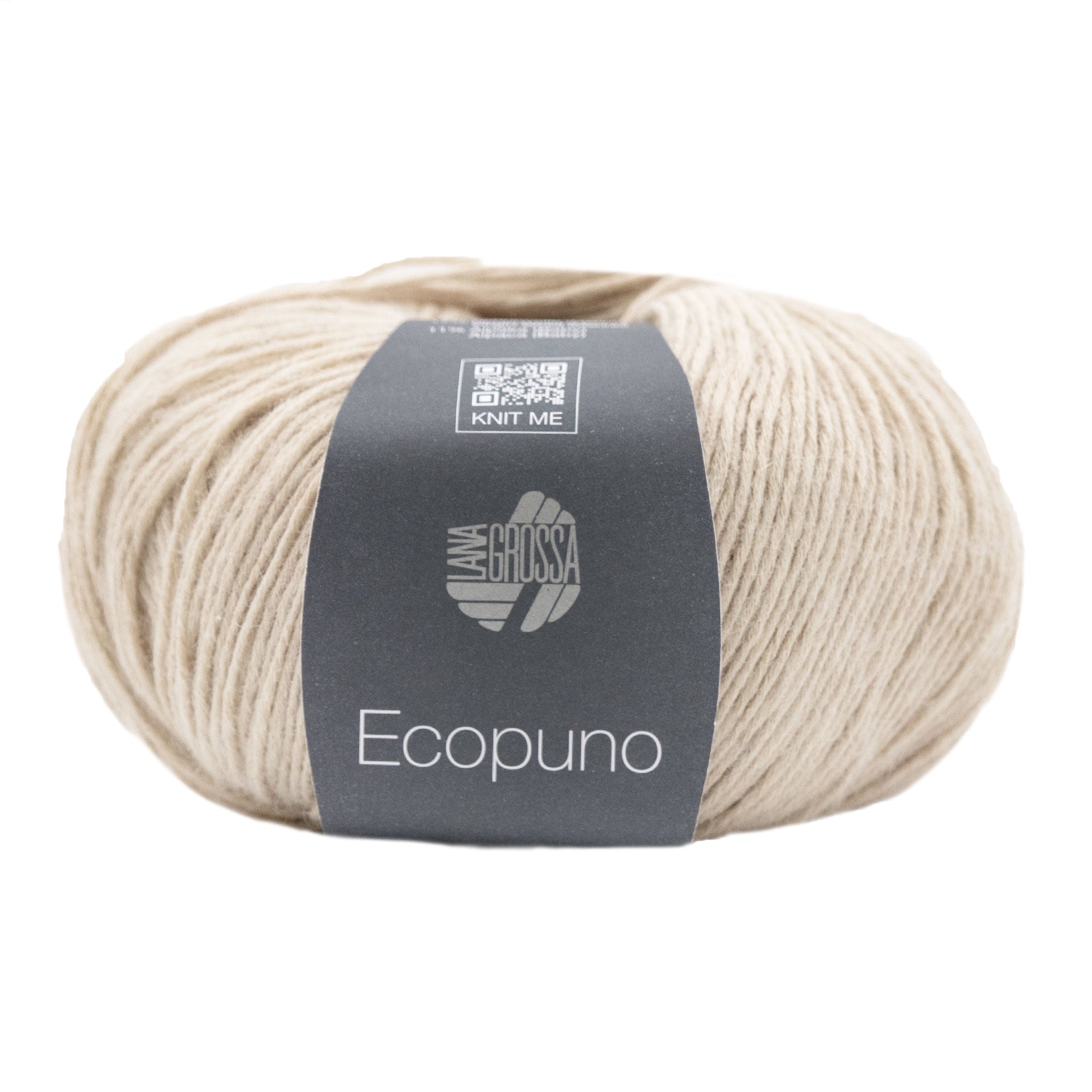 Lana Grossa Ecopuno Luxury Yarn - 064 Sand Beige for All - Season Crafting
