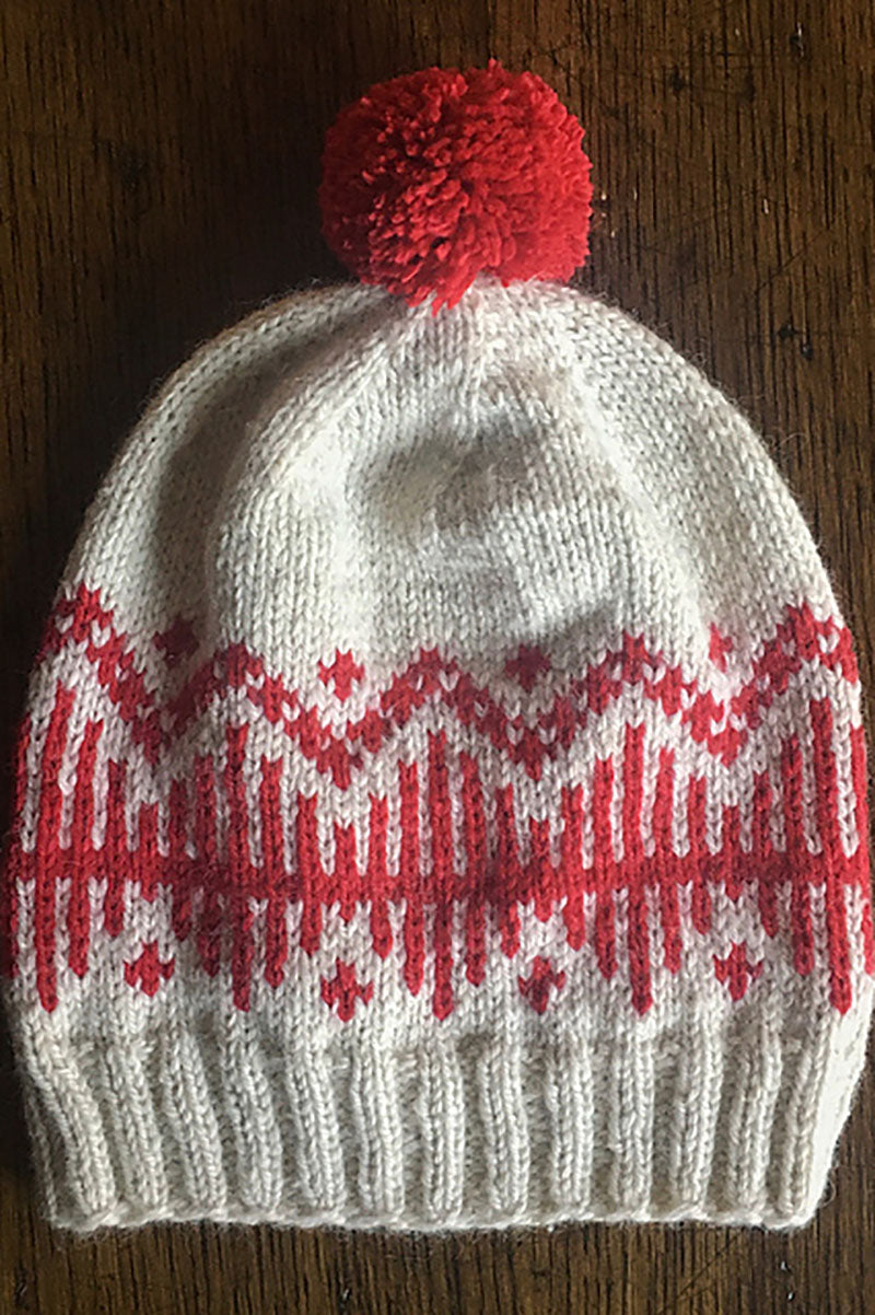 Justine Chenel Designs Alpine Lakes Beanie Pattern - Adult Medium PDF Download