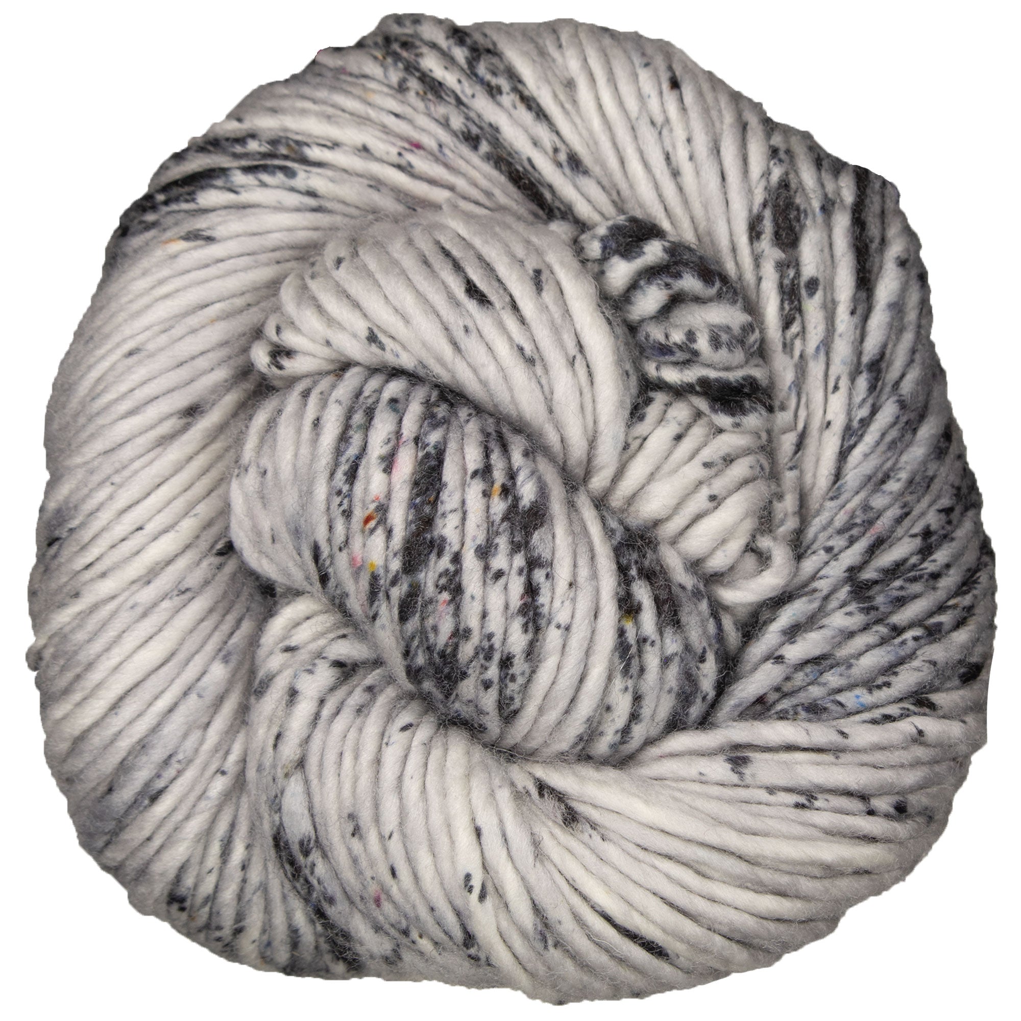 Madelinetosh A.S.A.P. Super Bulky Squishy 100% Merino Wool Yarn - Astrid Grey/ Optic