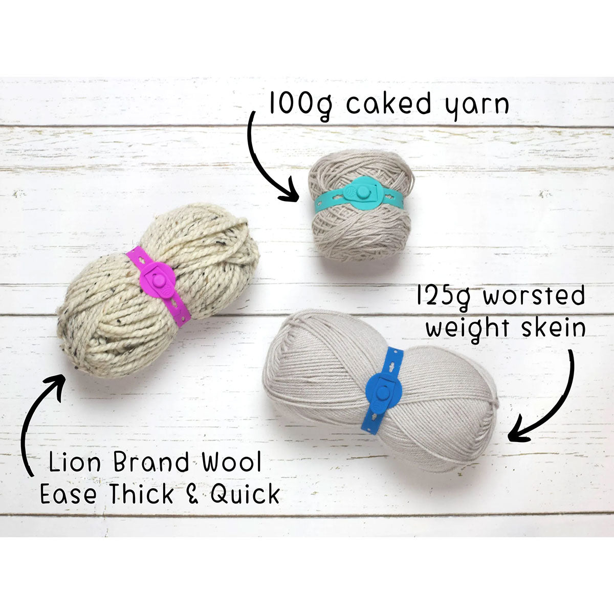 Fox & Pine Stitches Premium Purple Yarn Belts - Tangle-Free Craft Accessory