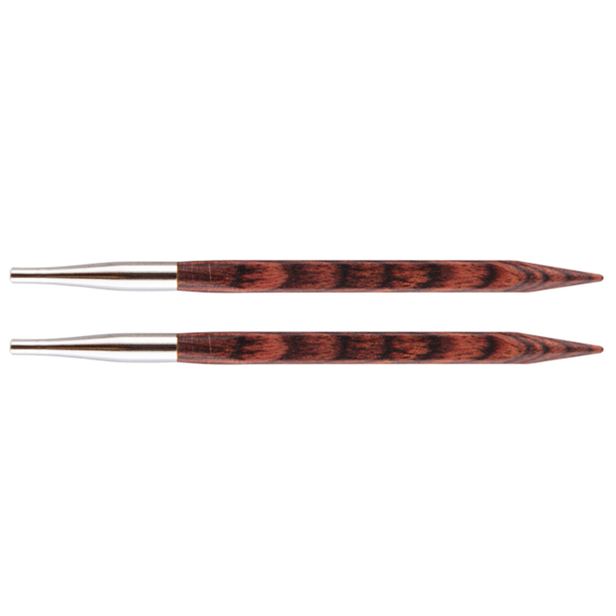 KnitPro Jadore Cubics Interchangeable Needle Tips - Premium US 7 (4.5mm) Birch Wood Knitting Needles