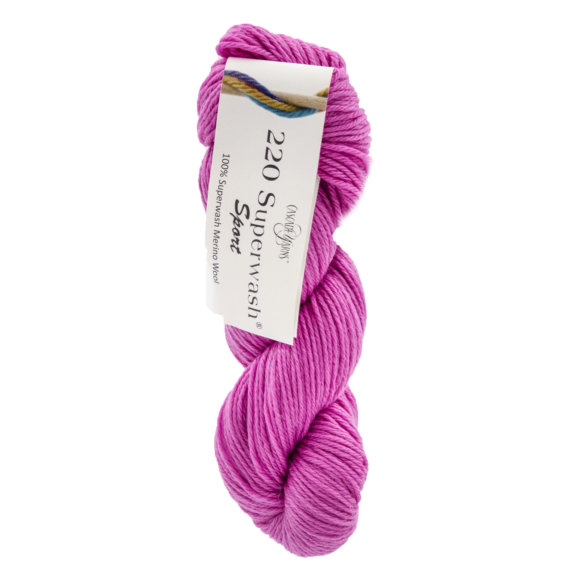 Cascade Yarns 220 Superwash Sport Yarn - 914 A Tahitian Rose: Soft, Versatile Wool Yarn