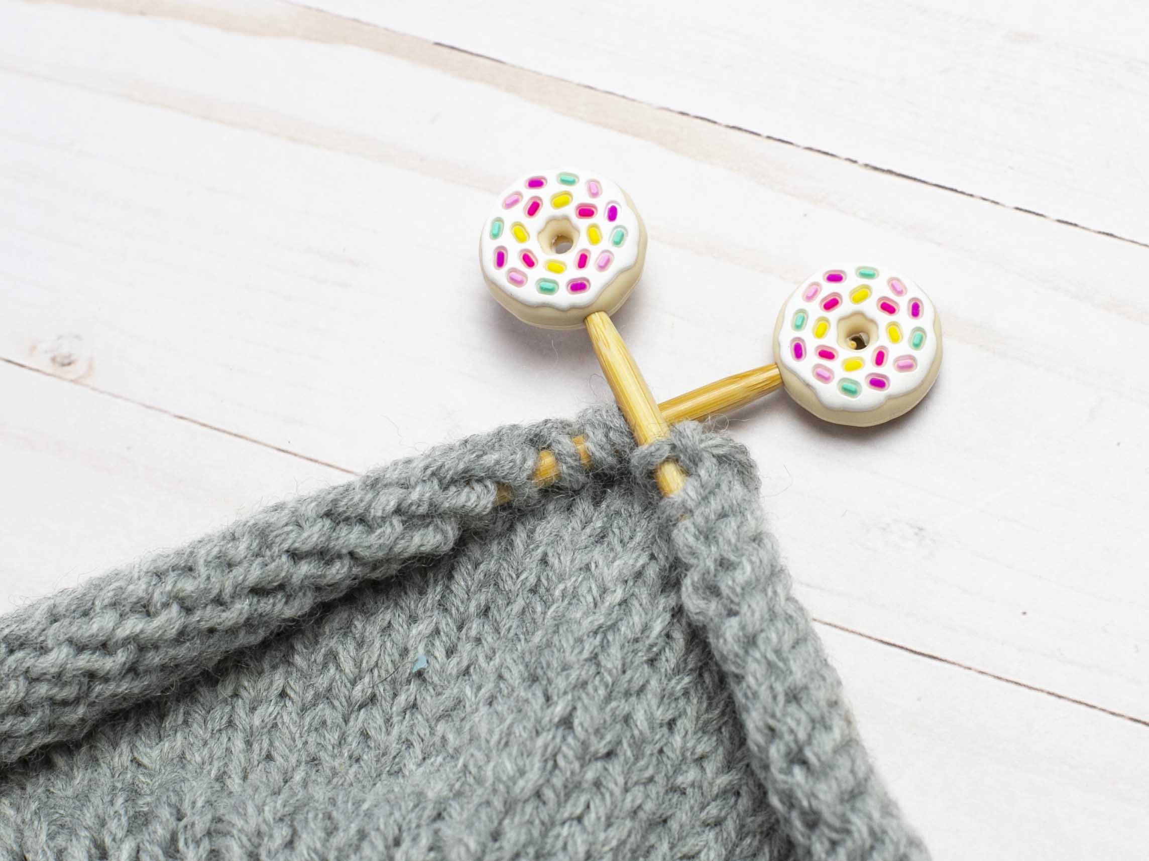 Fox & Pine Stitches Adorable Donut - Shaped Stitch Stoppers/Point Protector