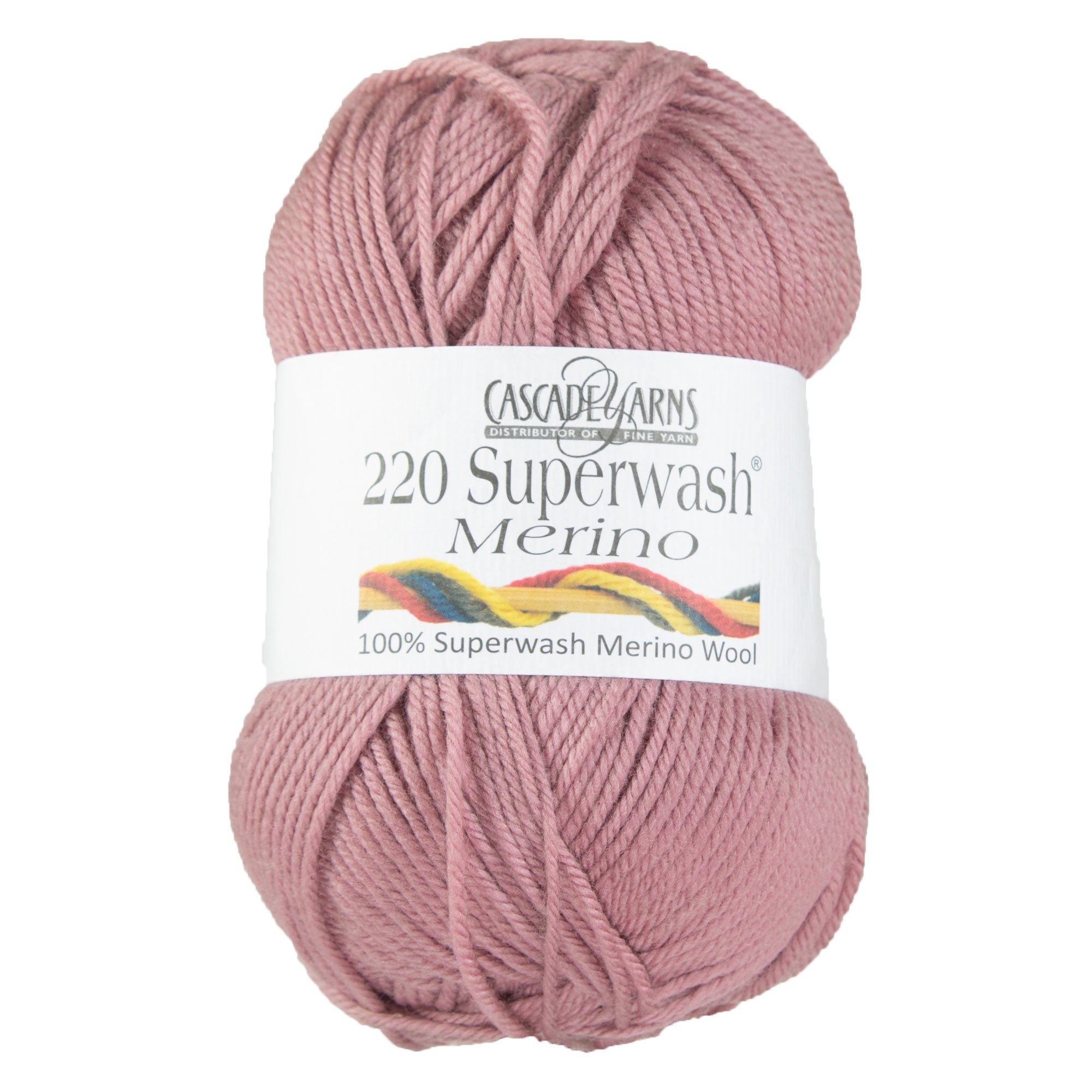 Cascade Yarns 220 Superwash Merino Yarn - High - Quality 074 Ash Rose Shade