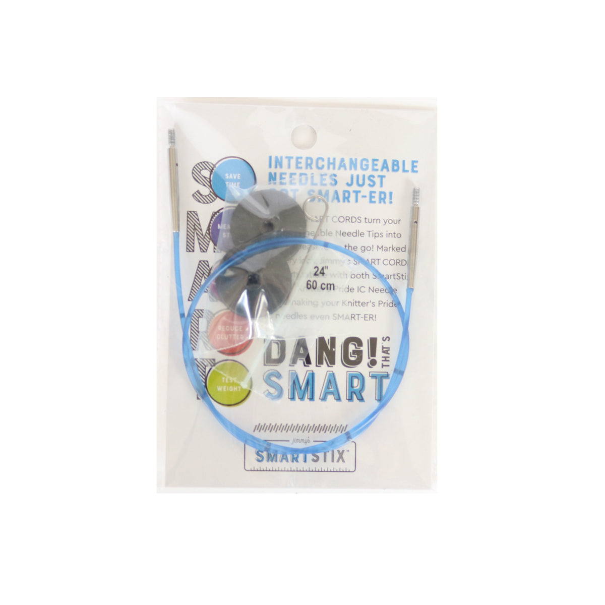 Jimmy Beans Wool Jimmy's Smart Cords - 16 - Blue (Ideal for 24 Needle Knitting)