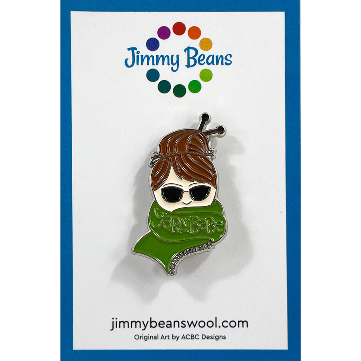 Hot Deal! Jimmy Beans Wool Green Yarn Babe Pins