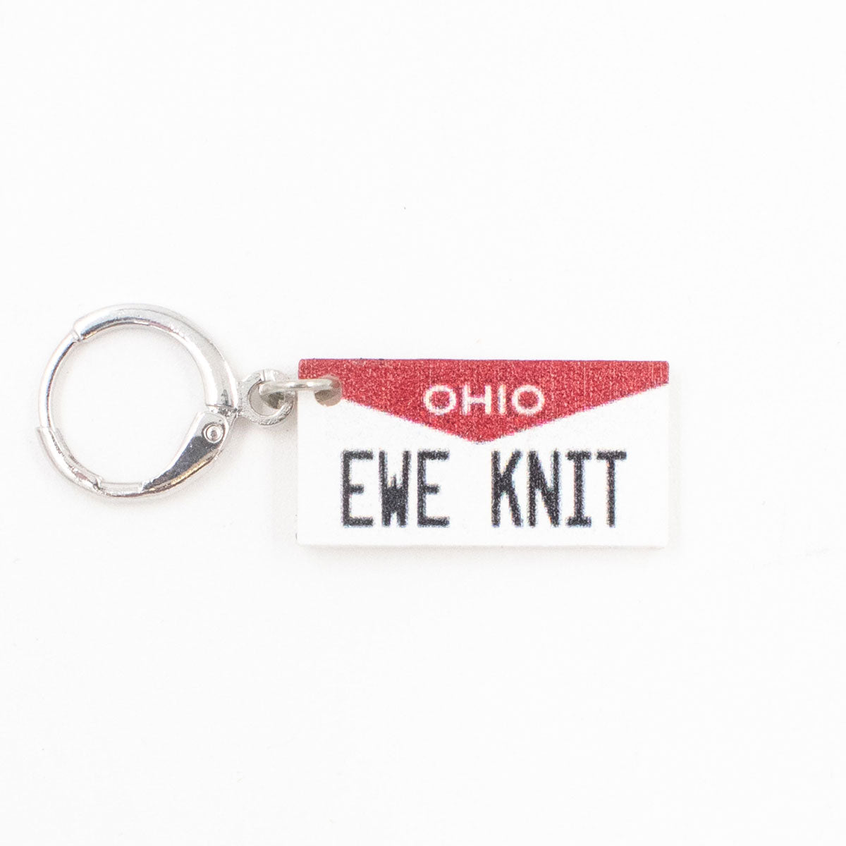 Jimmy Beans Wool State Stitch Markers - Ohio - Custom USA State Souvenir