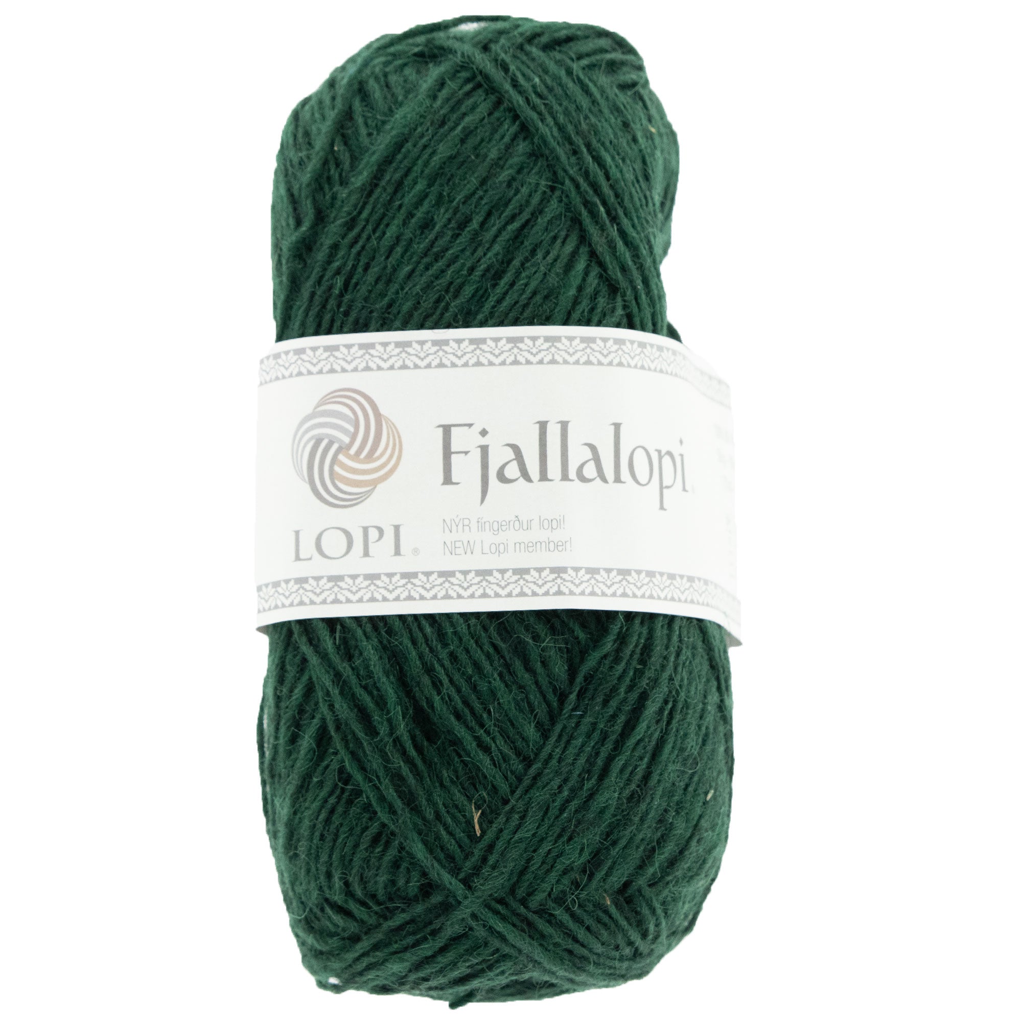 Lopi Fjallalopi Yarn - 3030 Green Energy: Lightweight Icelandic Wool Yarn for All Ages