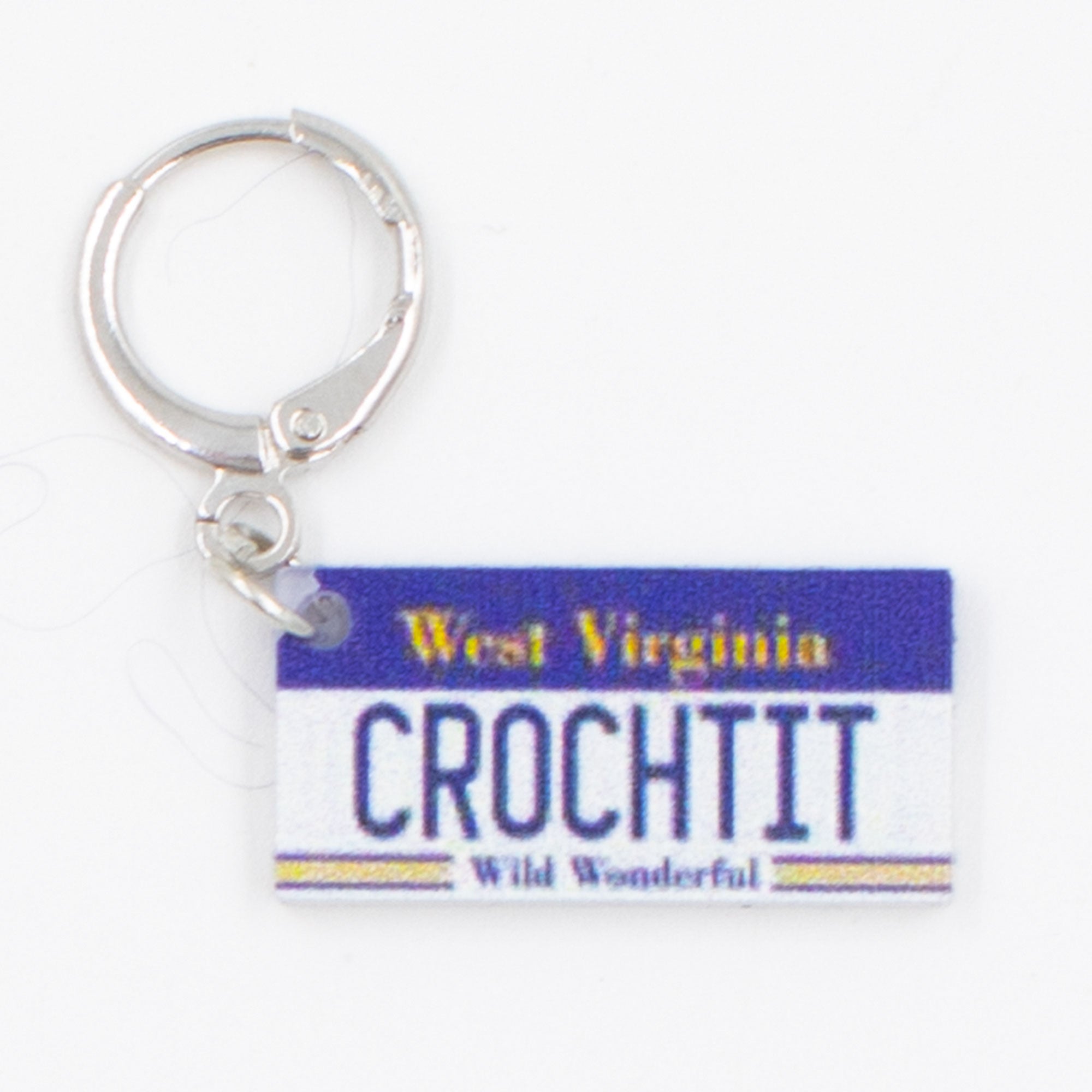 Jimmy Beans Wool Exclusive State Stitch Markers - West Virginia: Commemorate Your USA Road Trip