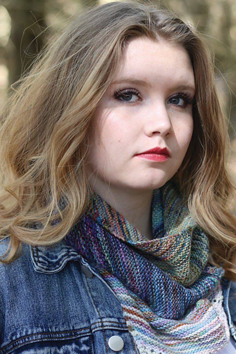 Koigu Pencil Box Patterns - Bradley - Stunning PDF Download of Triple Twist Cowl Pattern