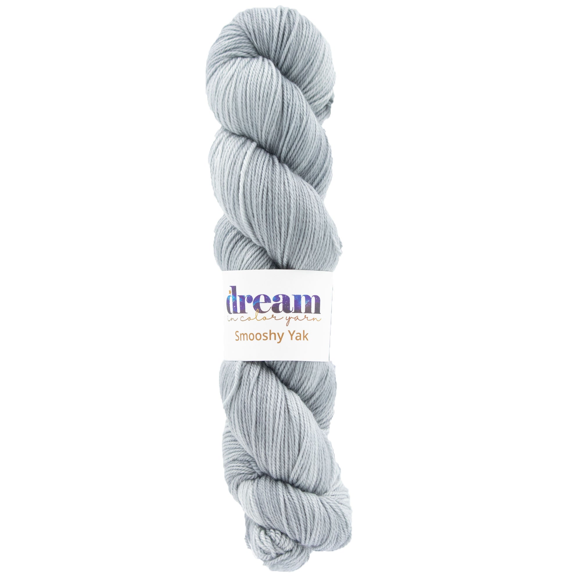 Dream in Color Smooshy Yak Yarn - Stunning Grey Tabby