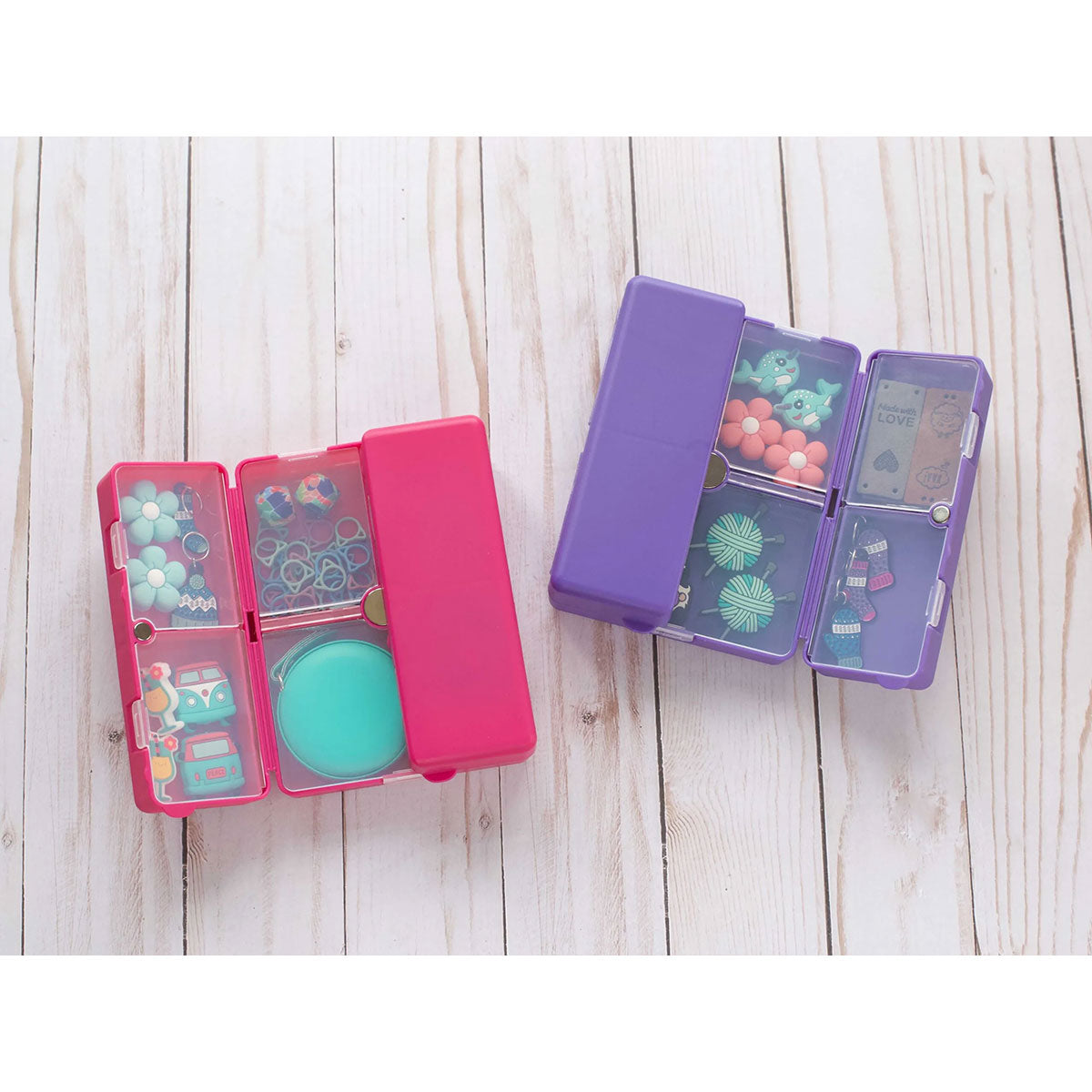 Fox & Pine Stitches Stylish Purple Notion Nooks for Crafting