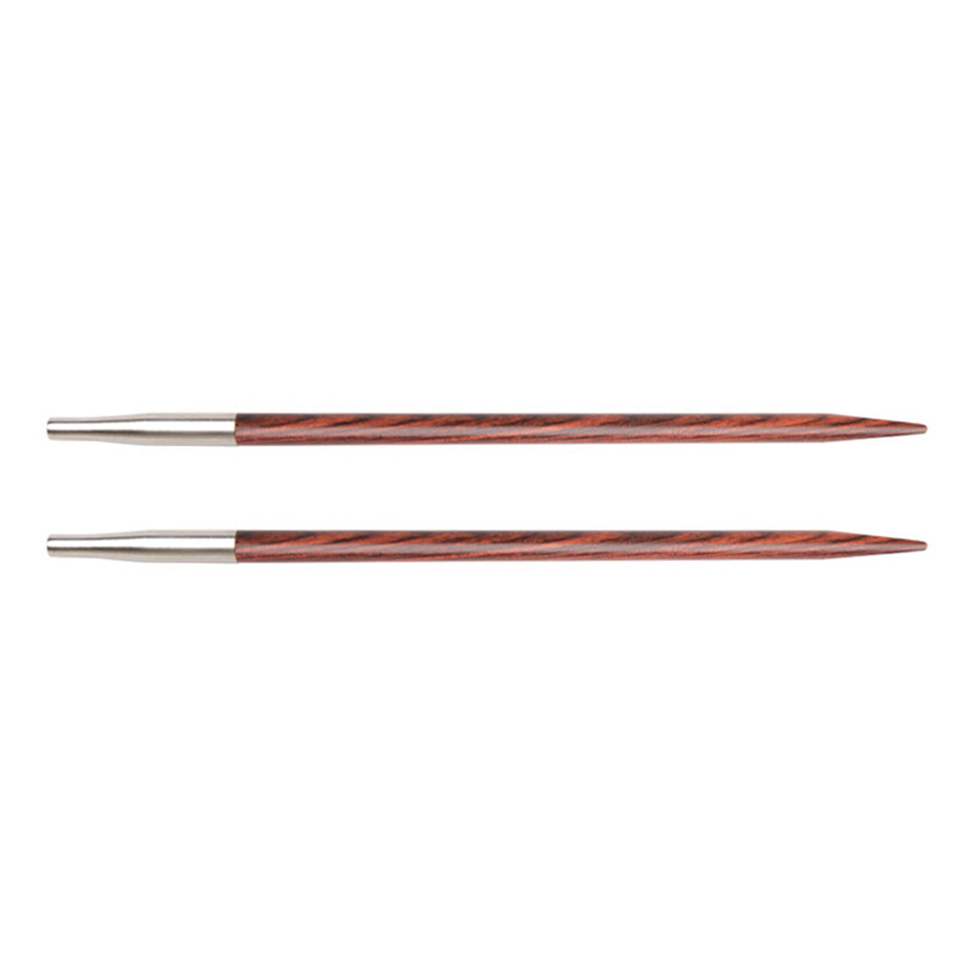 KnitPro Dreamz Special Interchangeable Needle Tips for 16 Cables - US Size 17 (12.00mm) Burgundy Rose - Ideal Knitting Needles