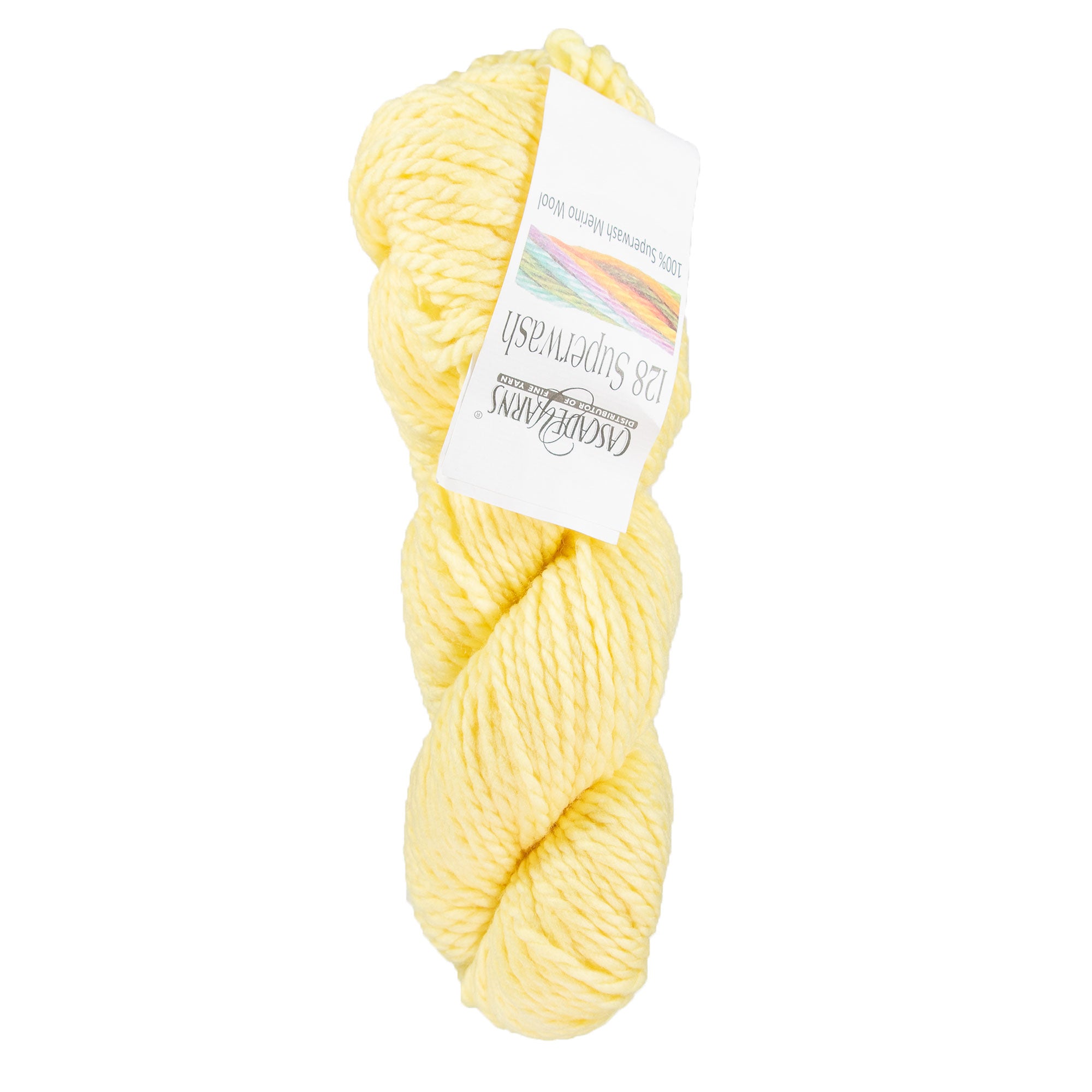 Cascade Yarns 128 Superwash Merino Wool Yarn - 1984 Lemon Drop, 128 Yards of Machine - Washable Bulky Yarn