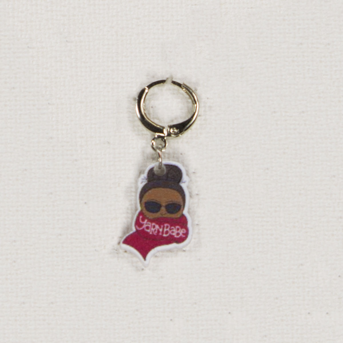Jimmy Beans Wool Red Scarf Stitch Marker - Yarn Babe Stylish Accessories