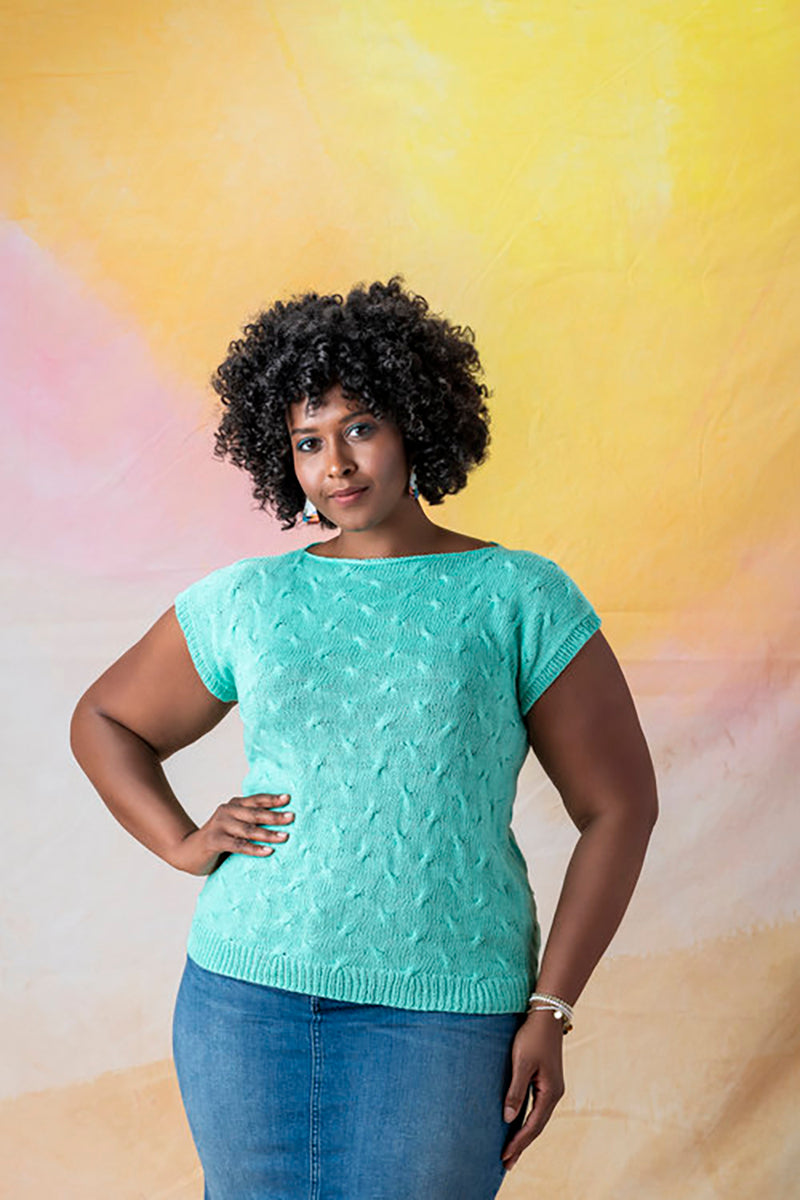Kelbourne Woolens Bodie Knitting Pattern Collection - PDF Download - All-Over Cable Ocean Wave Design