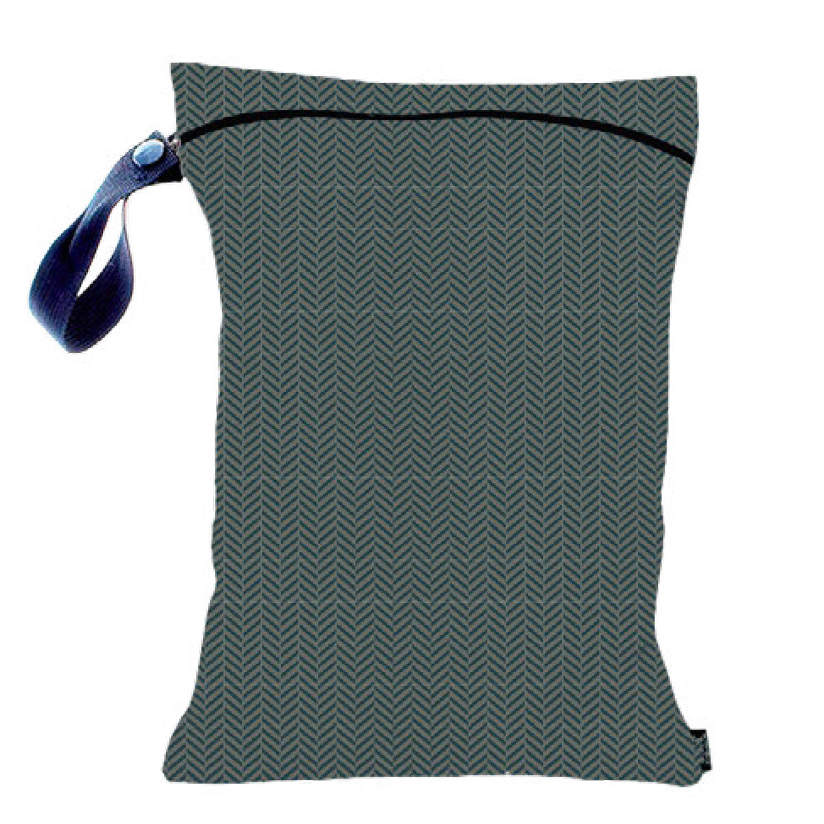Gleener S'Wet Premium Waterproof Wet/Dry Bag - Dark Gray Herringbone