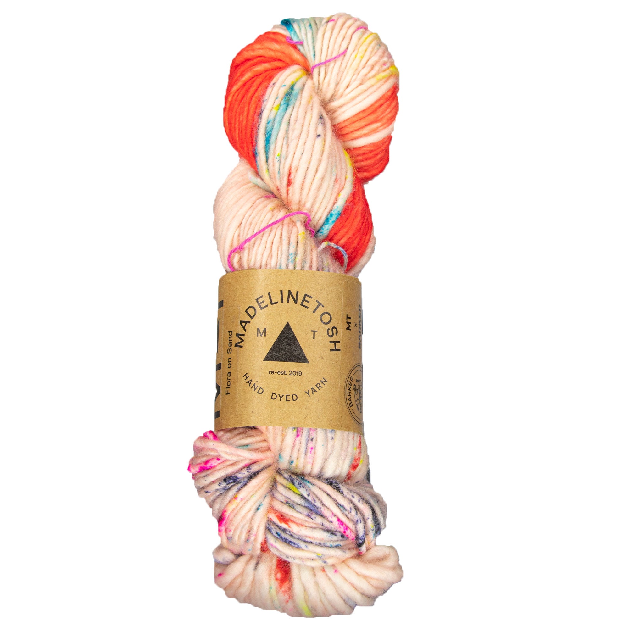 Madelinetosh A.S.A.P. Super Bulky Squishy Yarn - Barker Wool: Flora on Sand