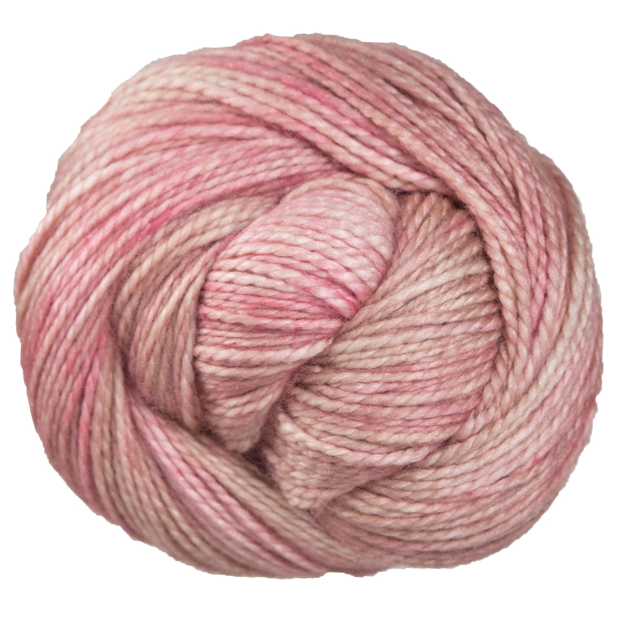 Madelinetosh Farm Twist Hand - Dyed Wool Yarn in Copper Pink Solid Shade