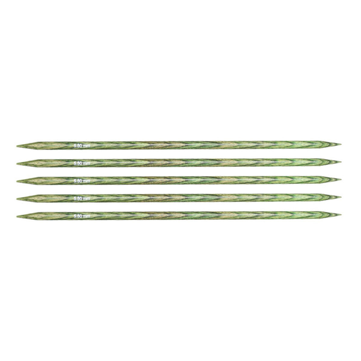 KnitPro Dreamz Double Point Needles - US 9 - 6 (5.5mm) Misty Green - Ideal for All Knitting and Crochet Projects