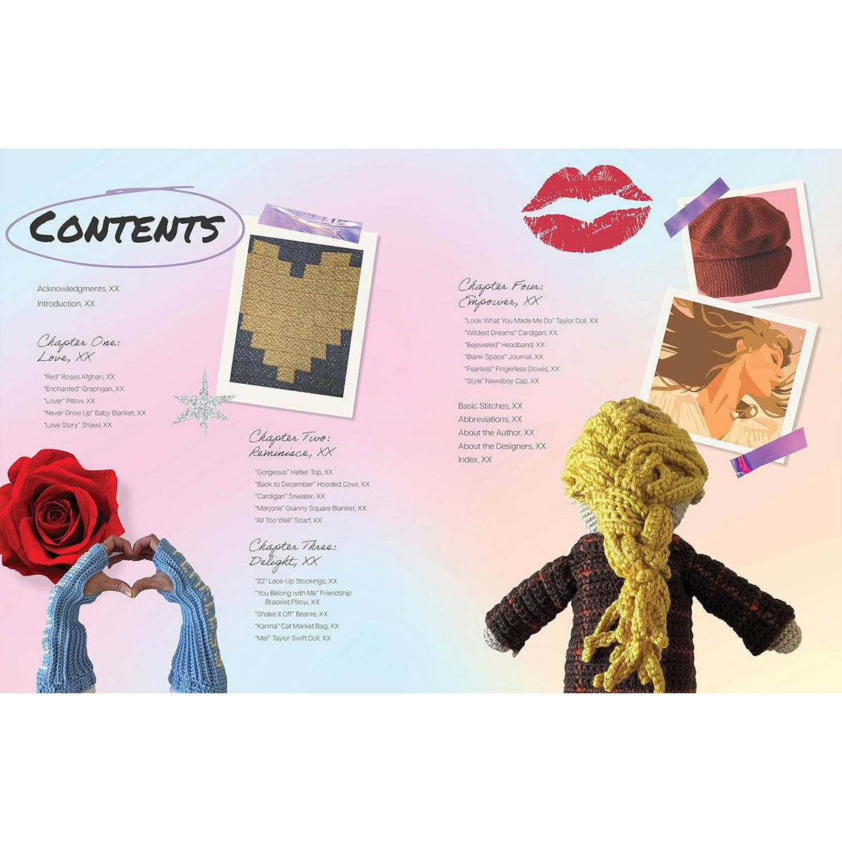 Lee Sartori's Unofficial Taylor Swift-themed Crochet Book with Over 20 Projects