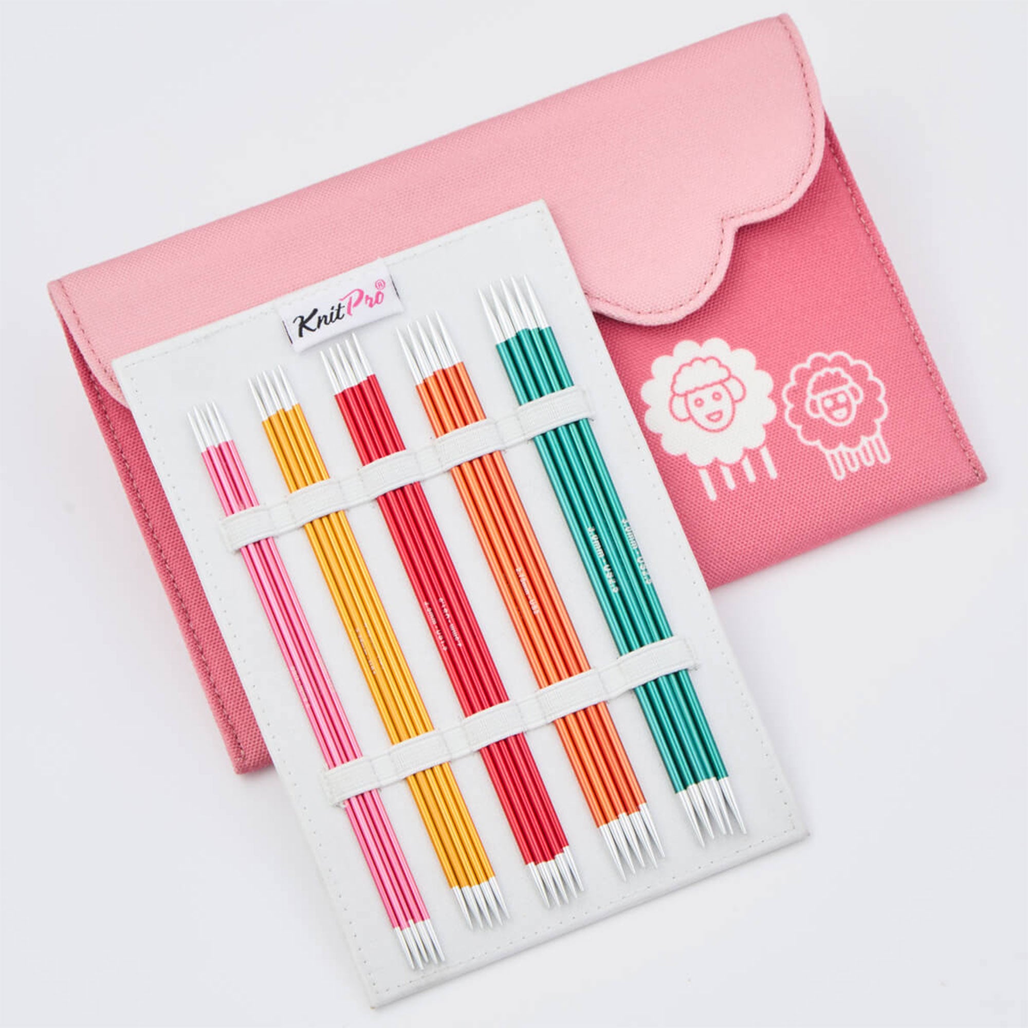 KnitPro Zing Deluxe Double Pointed Needle Sets - Ideal for Sock Knitting