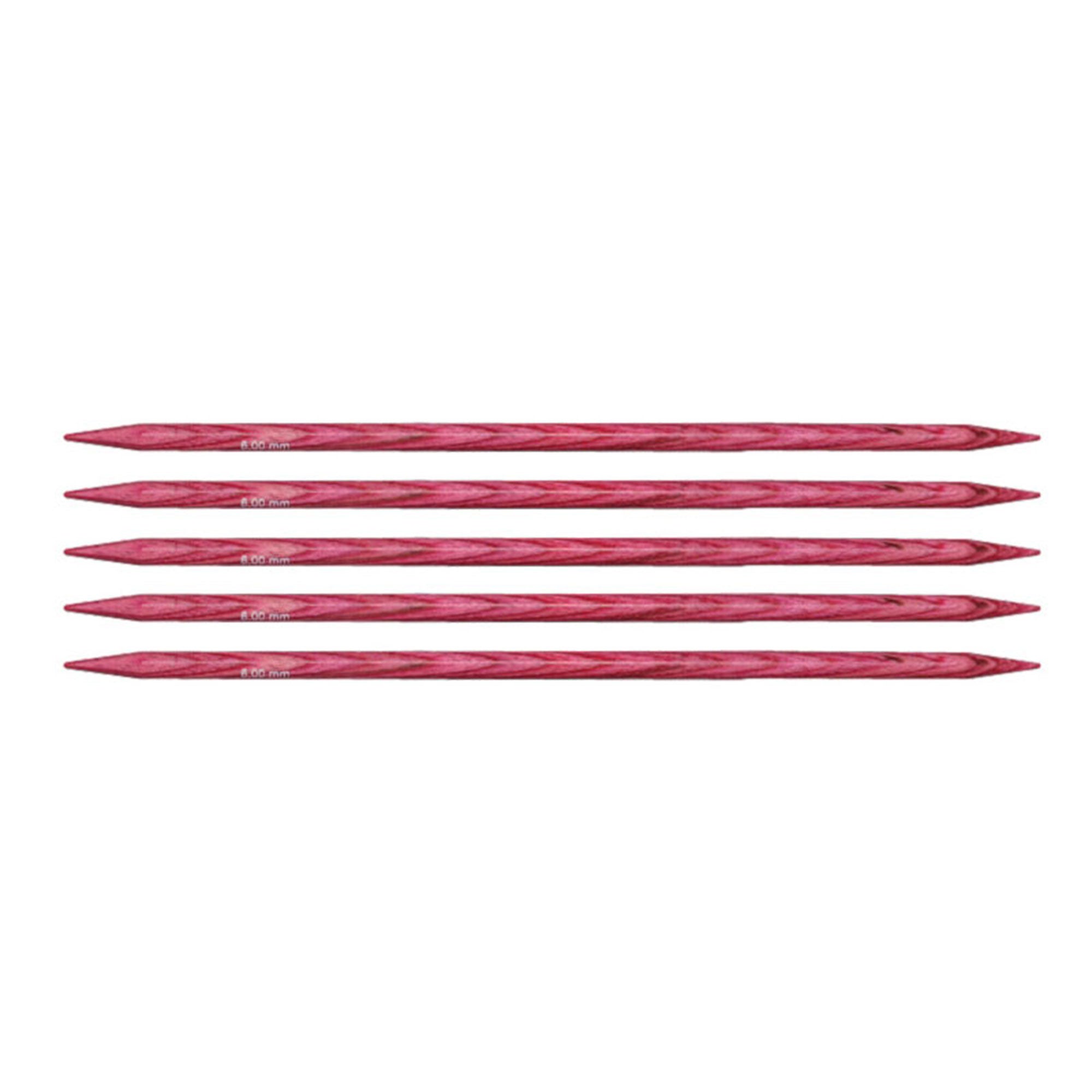 KnitPro Dreamz Double Point Needles - US 10 - 6 (6.0mm) Stunning Candy Pink for Enchanting Knitting