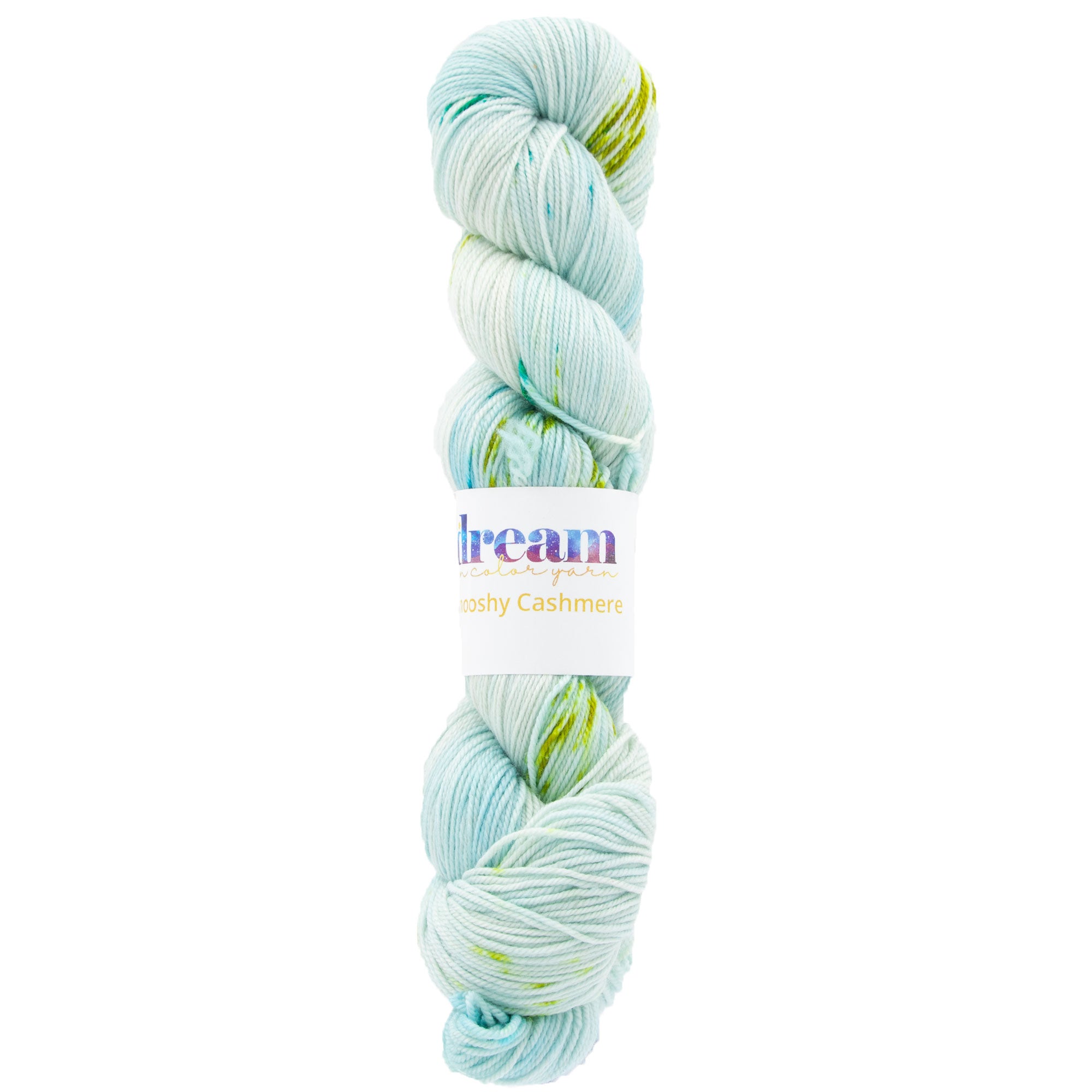 Dream in Color Smooshy Cashmere Yarn - Mint Drop: Top-Selling Soft Yarn for Knitters and Crocheters
