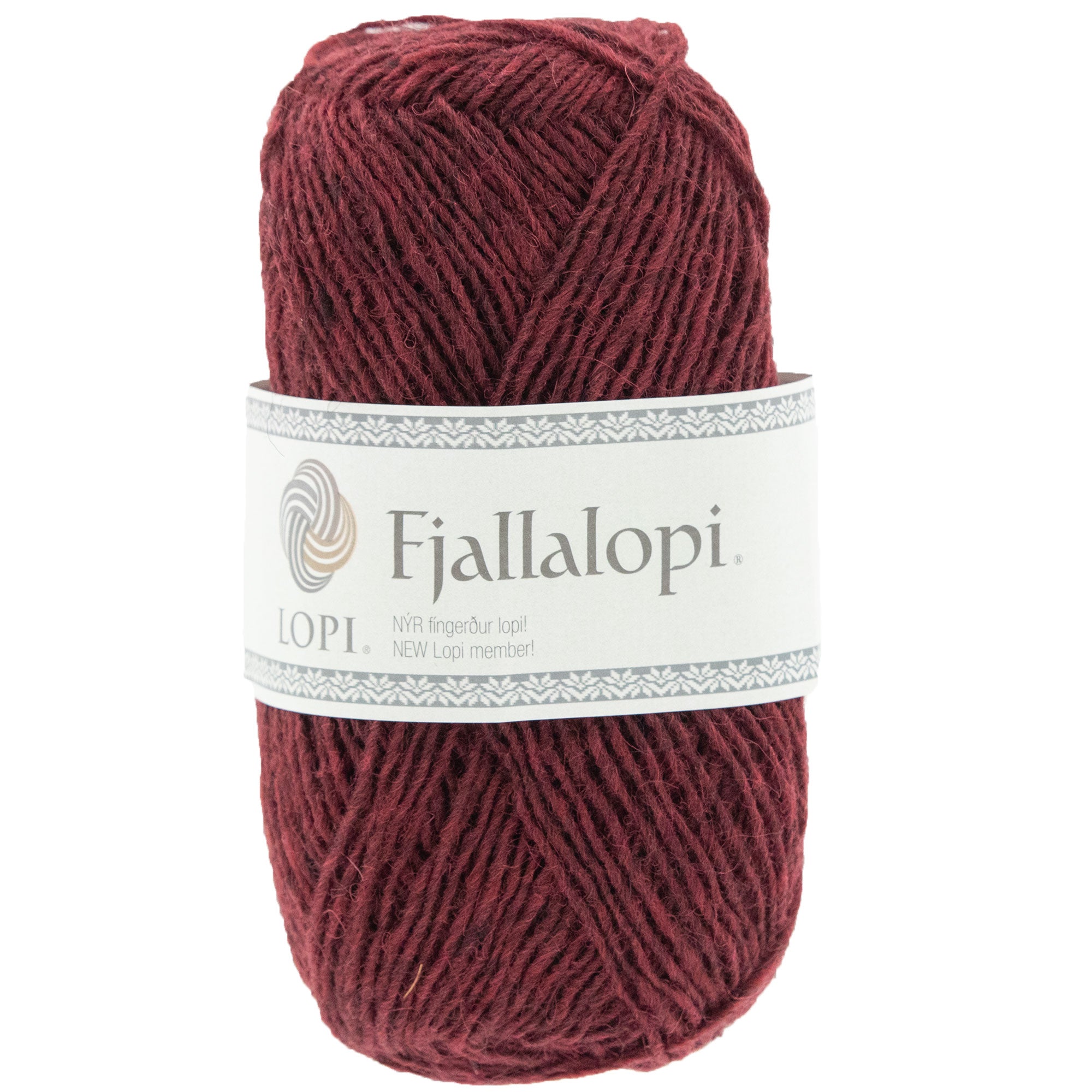 Lopi Fjallalopi Yarn - 3060 Maroon: 100% Icelandic Wool for Lightweight Garments