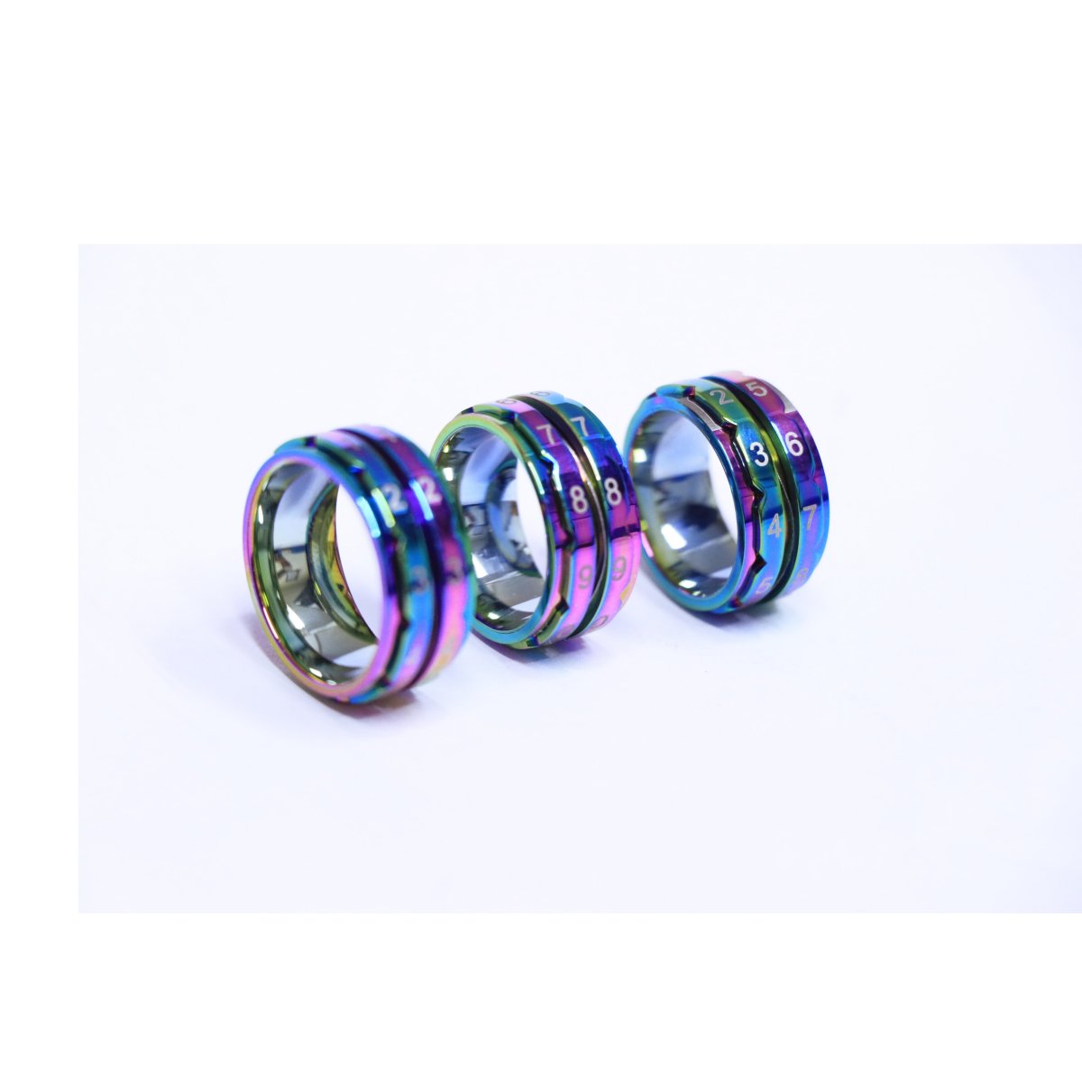 KnitPro Rainbow Row Counter Ring - Size 12 for Avid Knitters and Crocheters