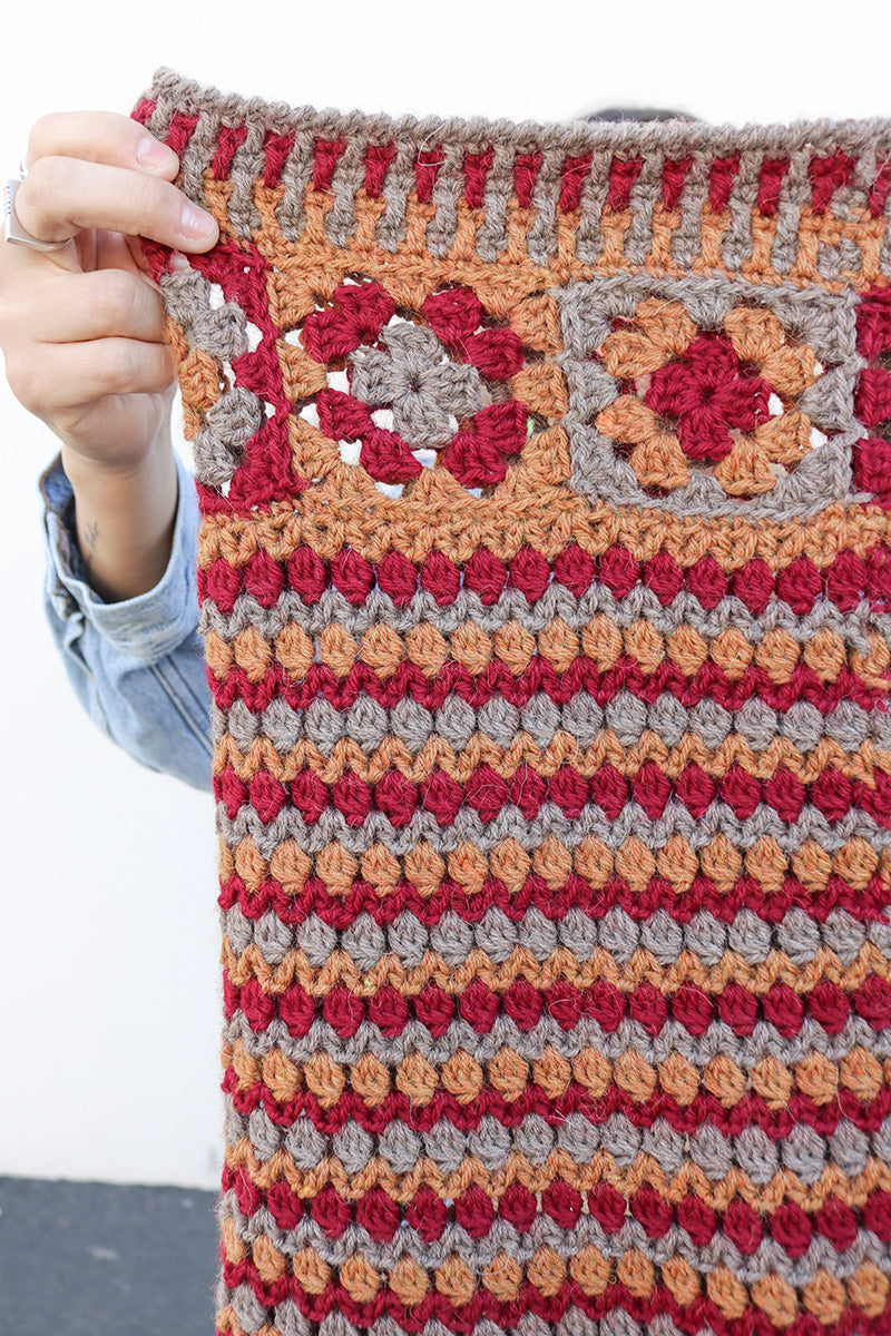 Jimmy Beans Wool SNYC Patterns - Exclusive Desert Ember Cowl PDF Download for 2023 Sierra Nevada Yarn Crawl