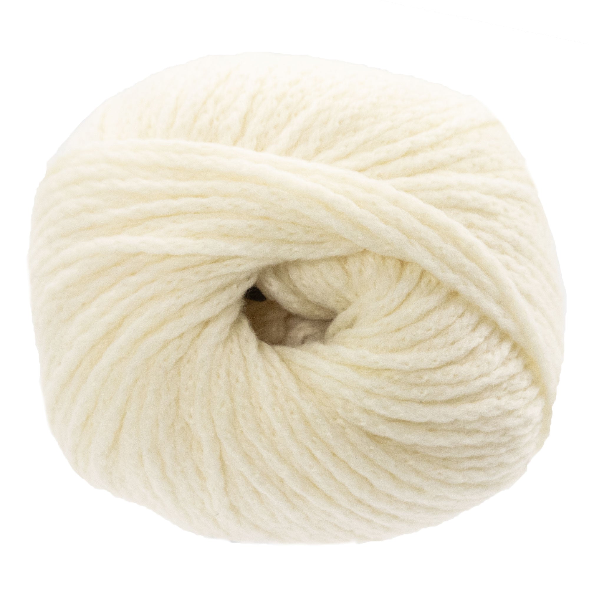 Lana Grossa Cool Merino Big Yarn - 201 Off White: Fluffy and Strong Knitting Yarn