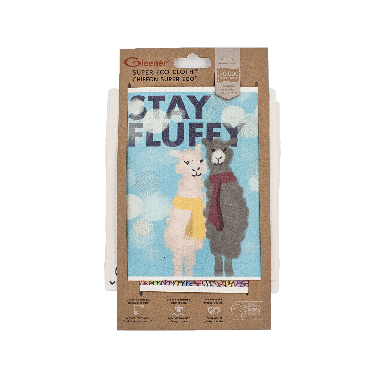 Gleener Super Eco-Friendly Fluffy Cleaning Cloth - Stay Fluffy