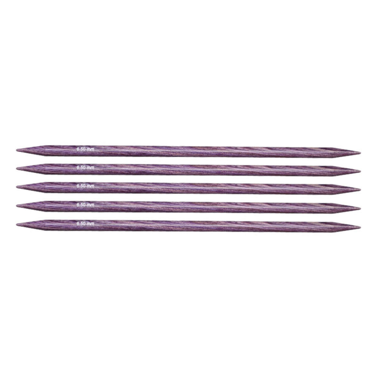 KnitPro Dreamz Double Point Needles - Ideal for All Knitting Projects - US 10.5 - 6 (6.5mm) Purple Passion