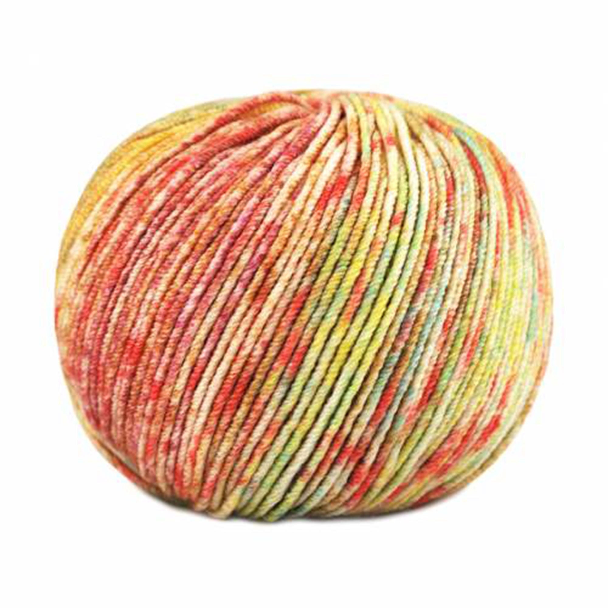 Ella Rae Cashmereno Sport Speckled Yarn - 207 Yellow River - Soft, Durable & Versatile Knitting Yarn