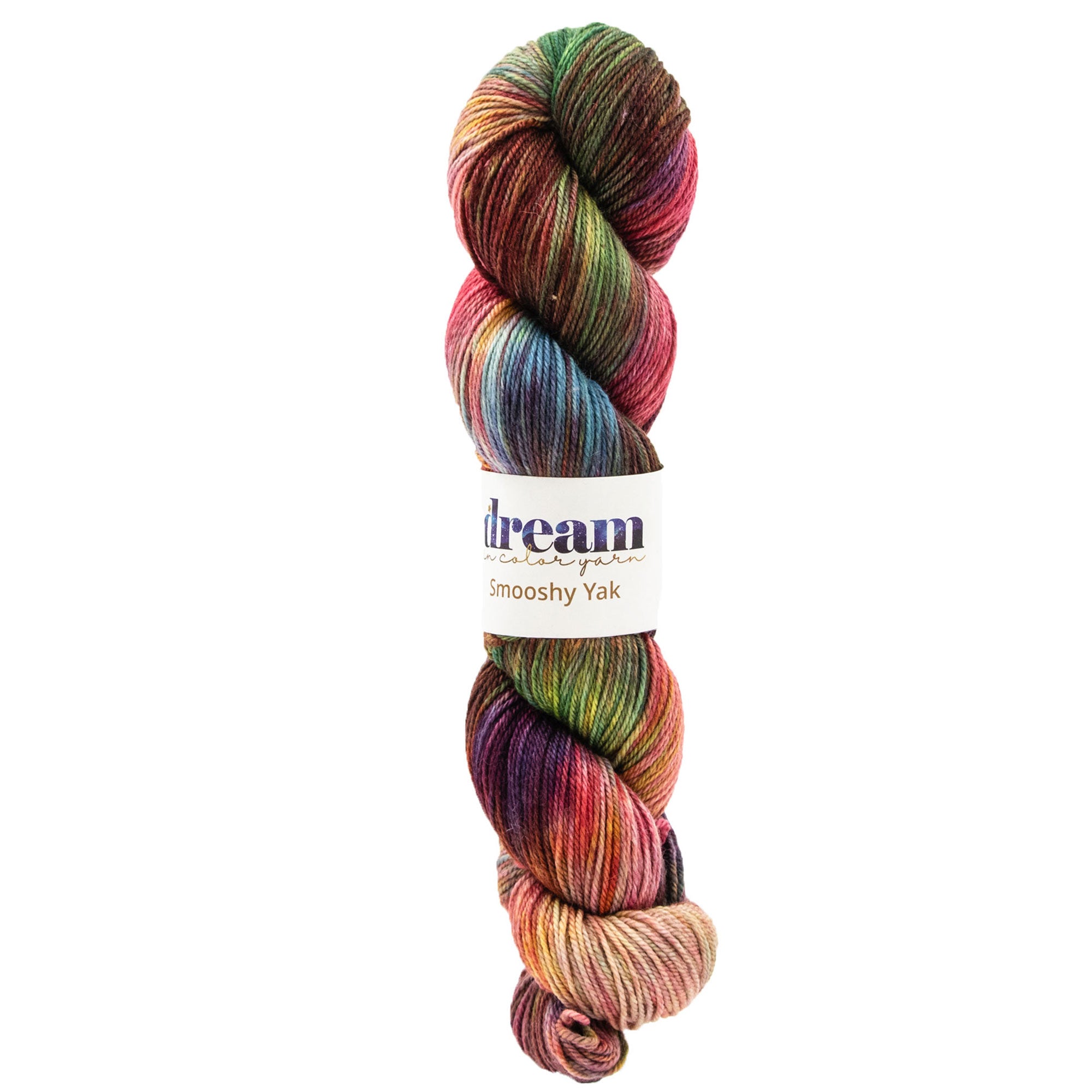 Dream in Color Smooshy Yak Yarn - Anything Goes: Soft Merino & Yak Blend for Stunning Knits
