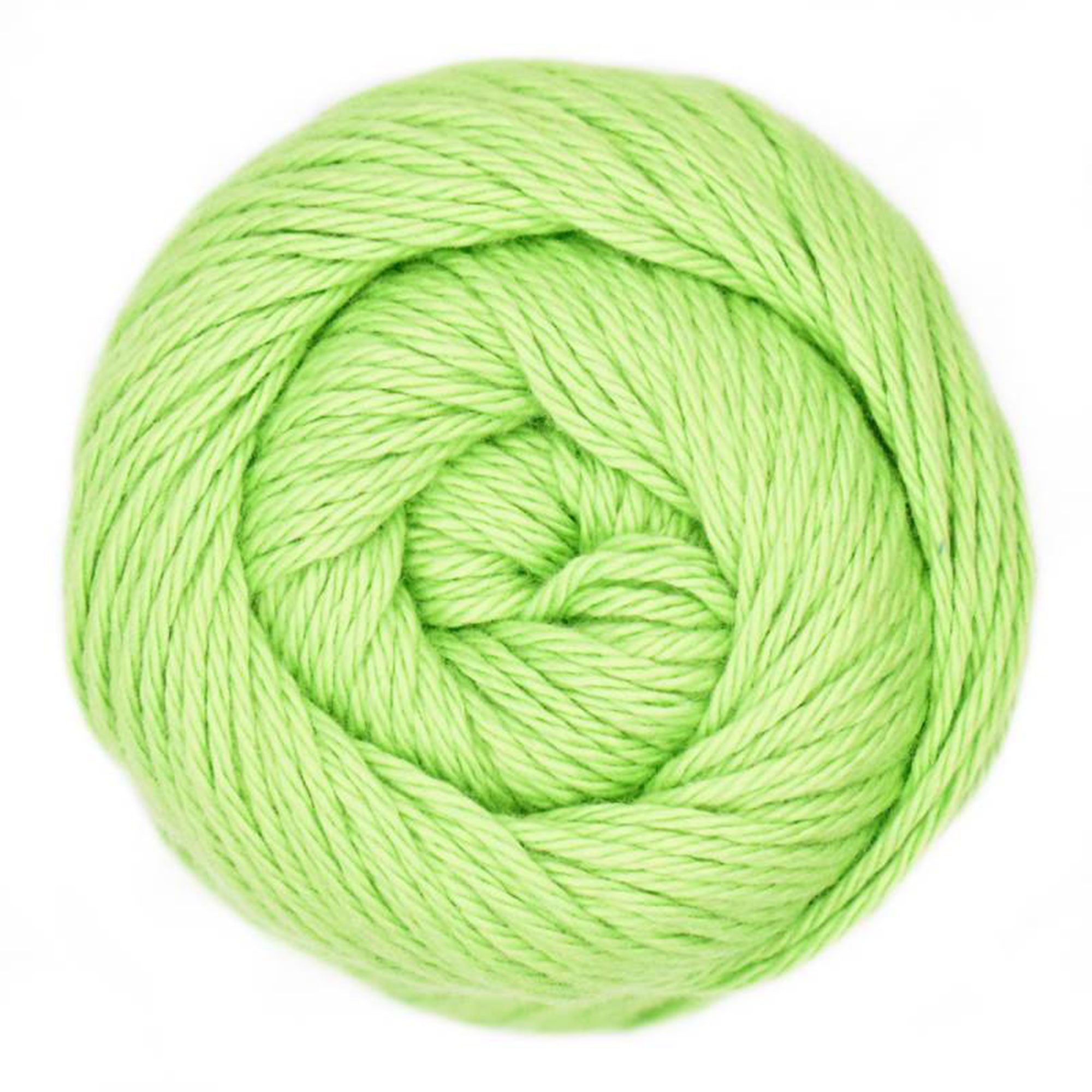 Ella Rae Pretty in Pima Cotton Yarn - 04 Lime: Soft, Shiny & Ideal for Crafts